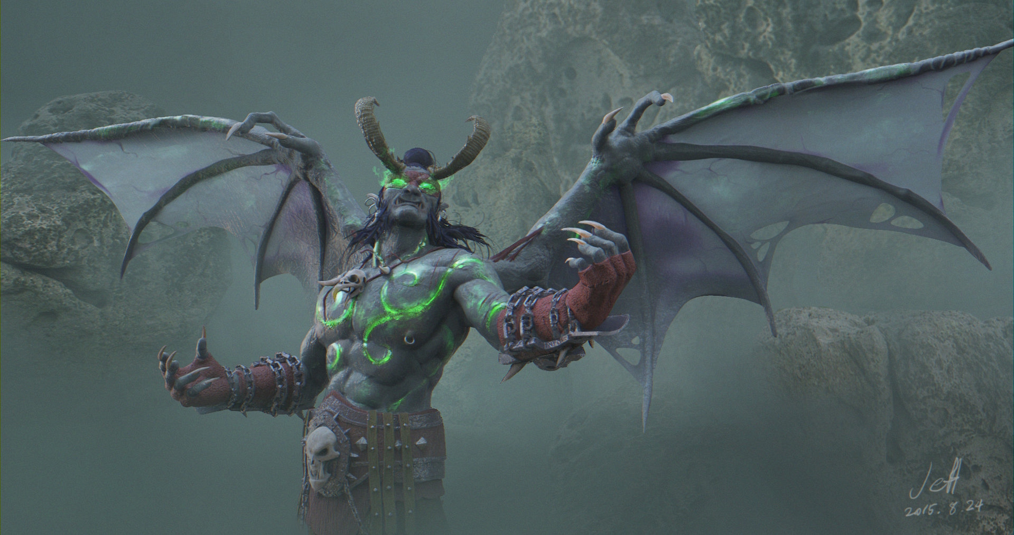 Descarga gratuita de fondo de pantalla para móvil de Illidan Tempestira, World Of Warcraft, Warcraft, Videojuego.