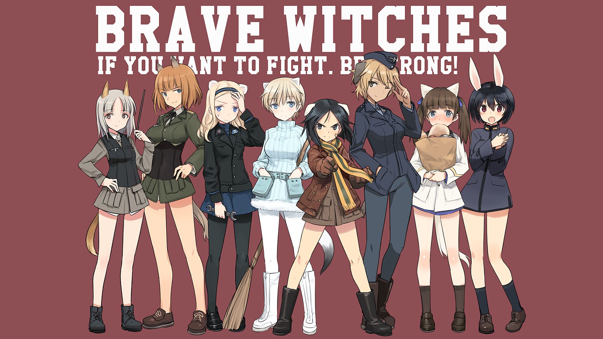 Télécharger des fonds d'écran Brave Witches HD