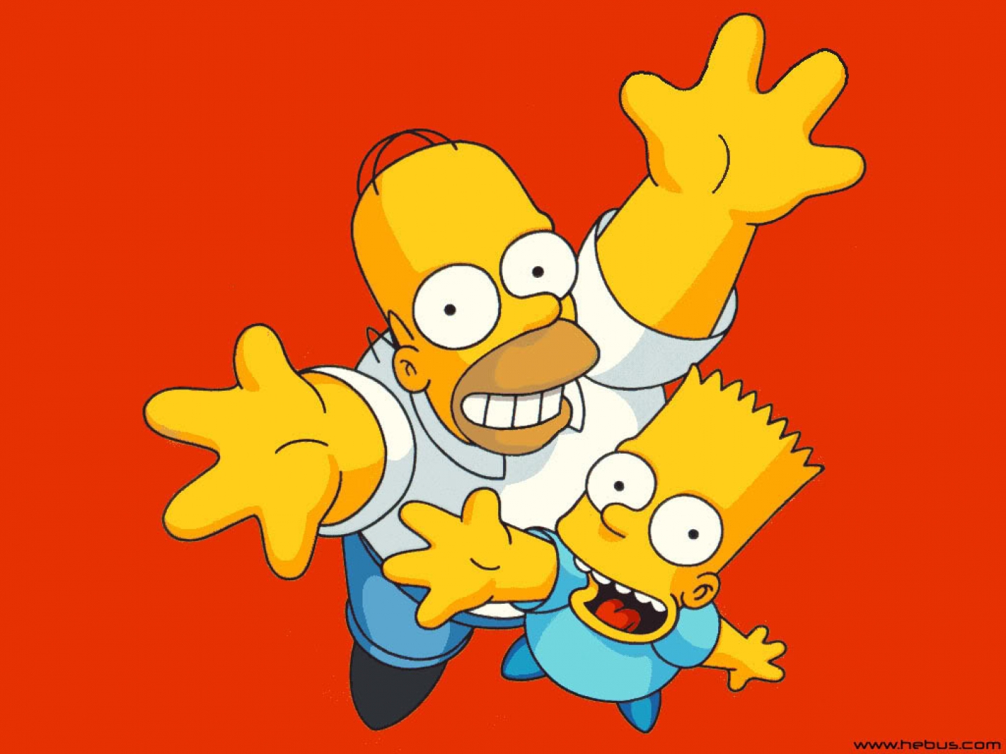 Baixar papel de parede para celular de Os Simpsons, Bart Simpson, Homer Simpson, Programa De Tv gratuito.