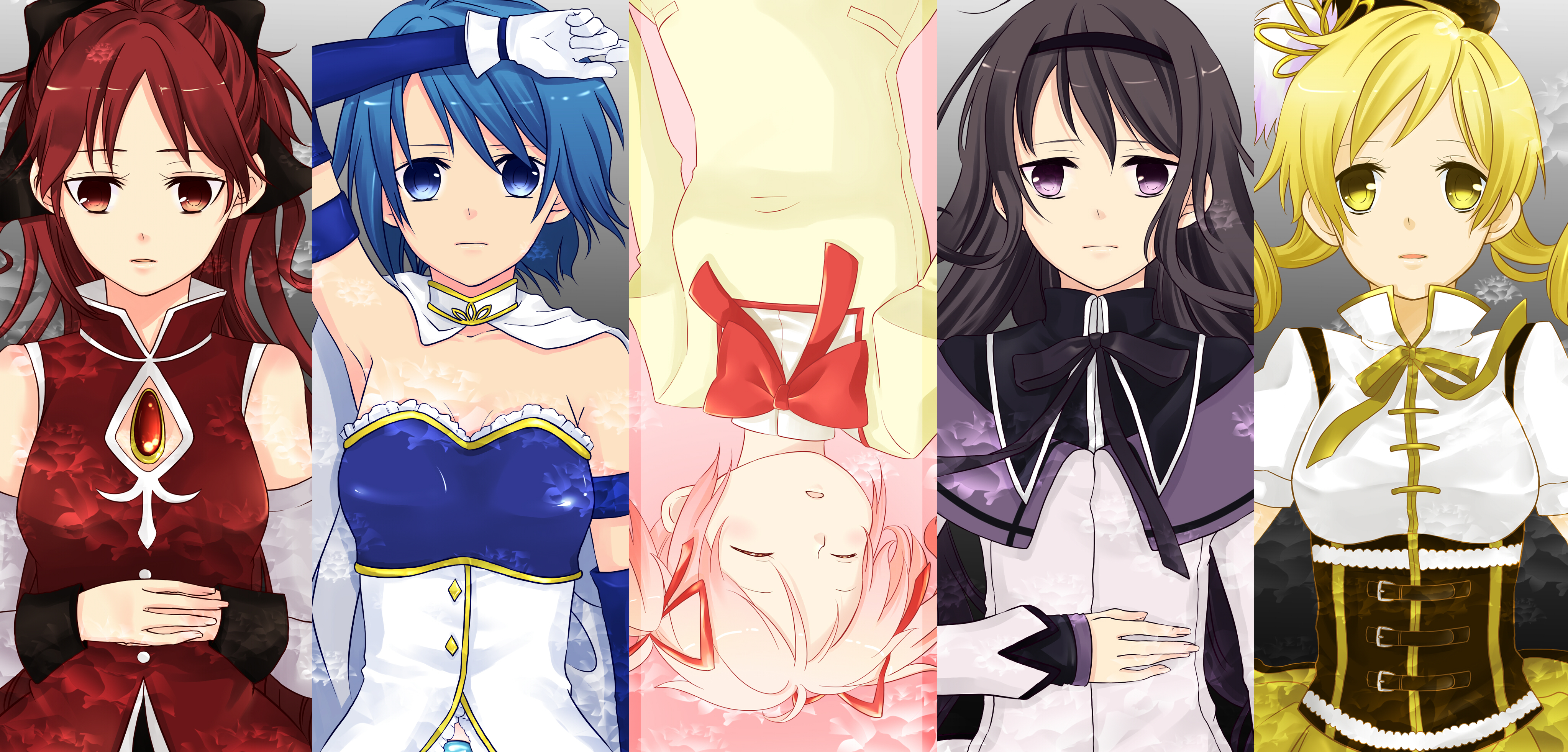 Baixe gratuitamente a imagem Anime, Kyōko Sakura, Mahô Shôjo Madoka Magika: Puella Magi Madoka Magica, Homura Akemi, Madoka Kaname, Mami Tomoe, Sayaka Miki na área de trabalho do seu PC