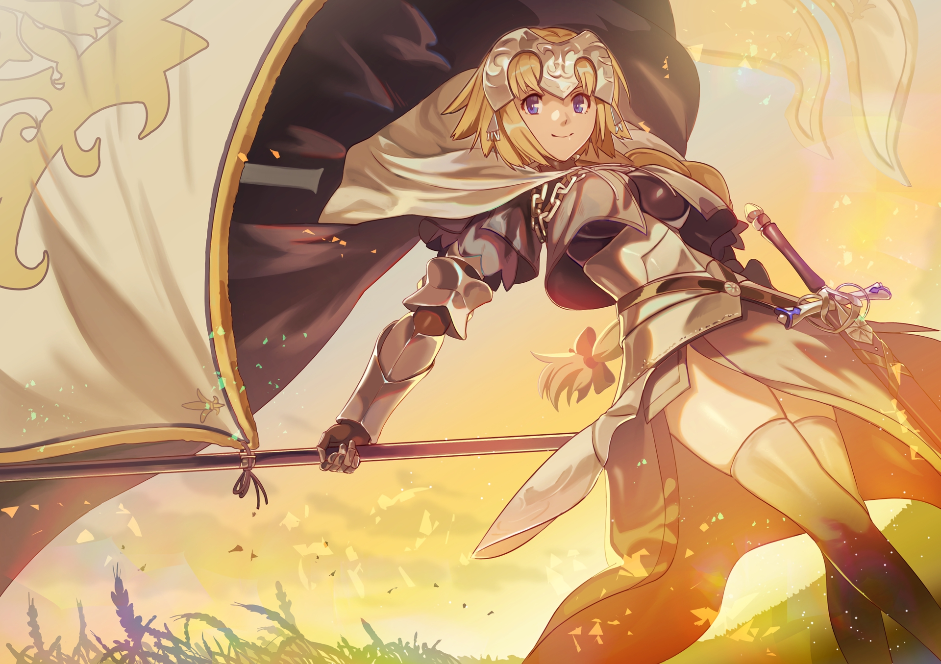 Download mobile wallpaper Anime, Fate/grand Order, Fate/apocrypha, Jeanne D'arc (Fate Series), Ruler (Fate/apocrypha), Fate Series for free.
