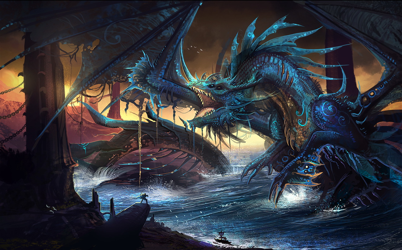 Download mobile wallpaper Fantasy, Dragon for free.