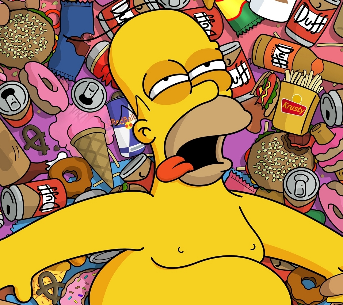 Baixar papel de parede para celular de Engraçado, Homer Simpson, Humor, Programa De Tv, Os Simpsons, Cerveja Duff gratuito.