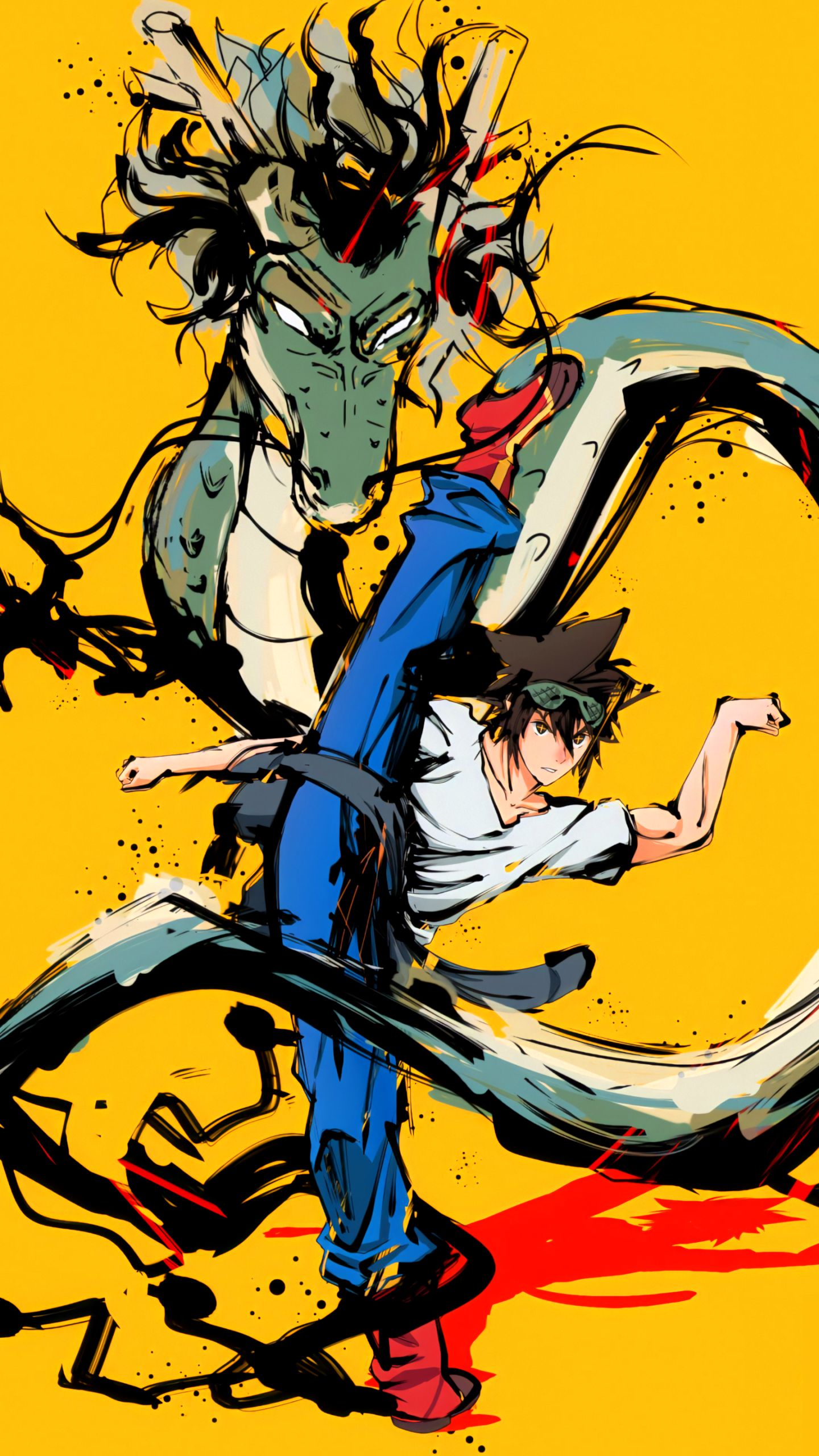 Handy-Wallpaper Animes, The God Of High School, Jin Mori kostenlos herunterladen.