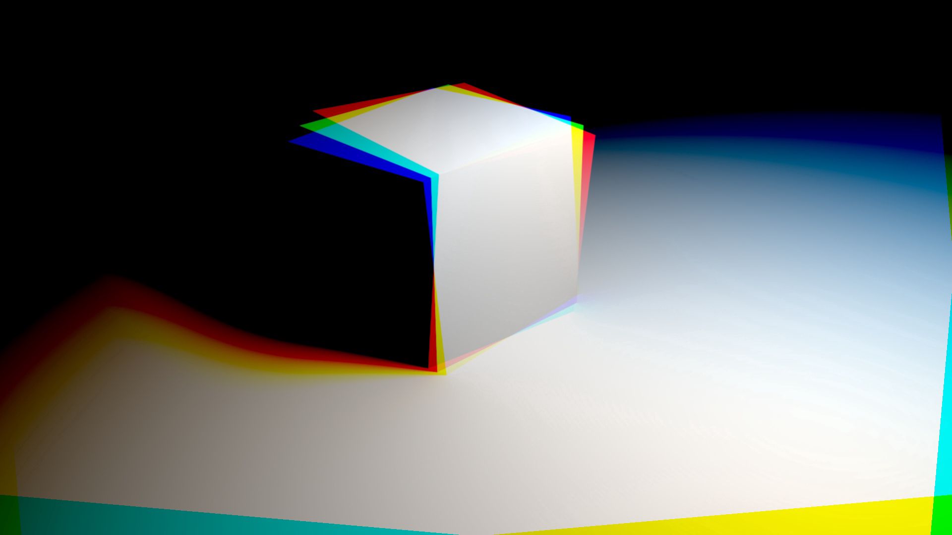 Free download wallpaper Shadow, Bright, Cube, Light, Shine, 3D on your PC desktop