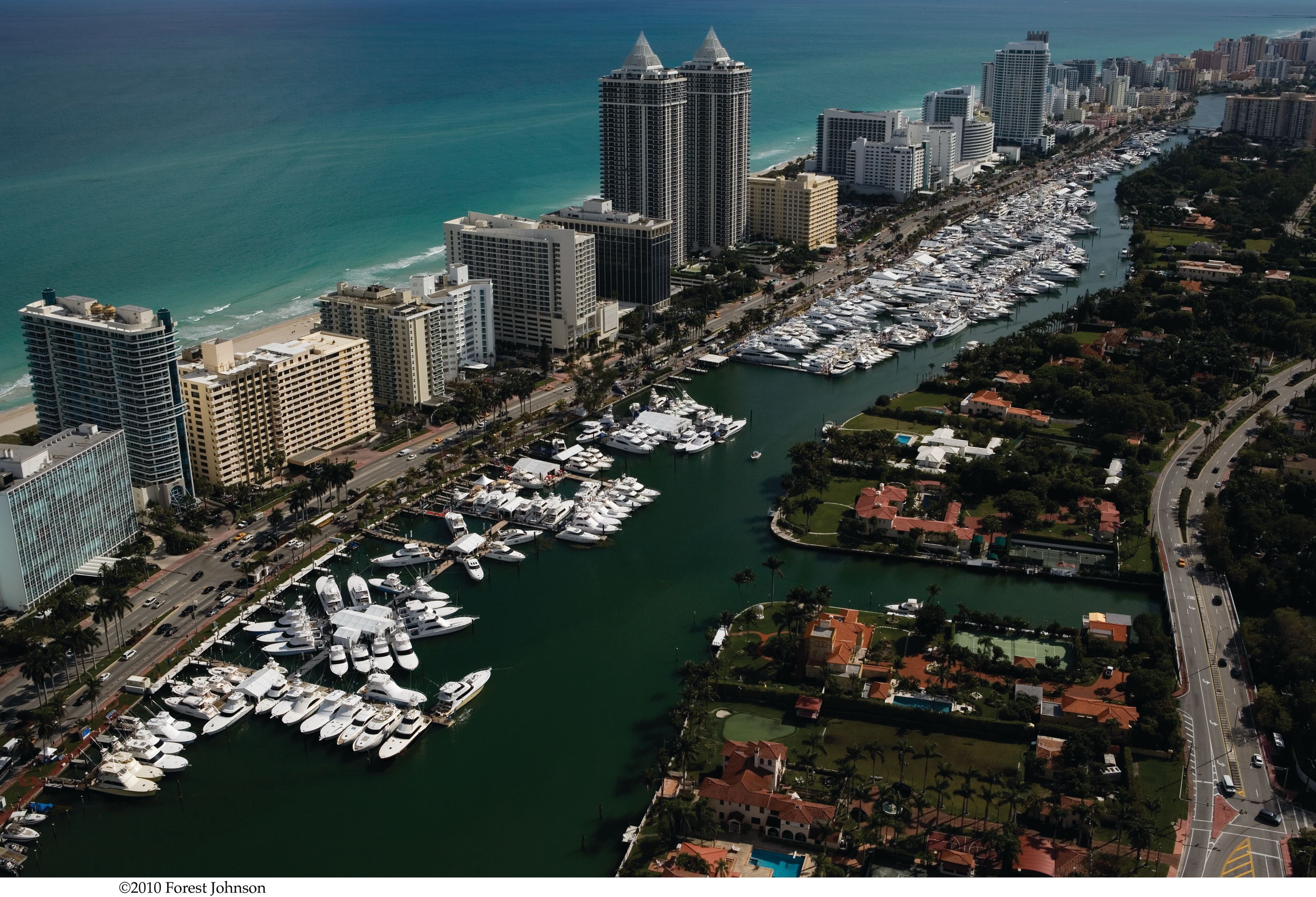 Free download wallpaper Cities, Miami, Harbor, Florida, Man Made on your PC desktop