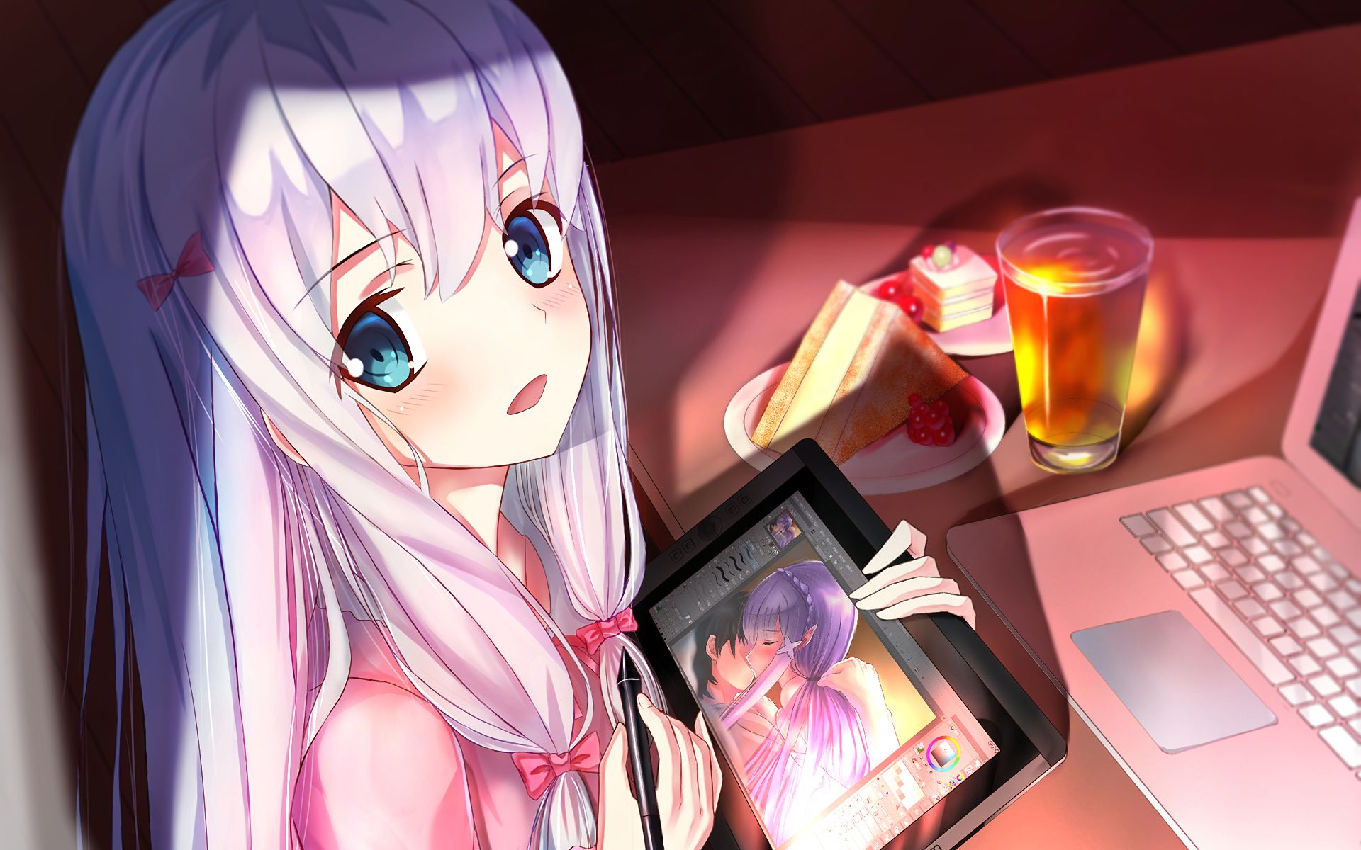 Laden Sie das Animes, Eromanga Sensei, Sagiri Izumi-Bild kostenlos auf Ihren PC-Desktop herunter