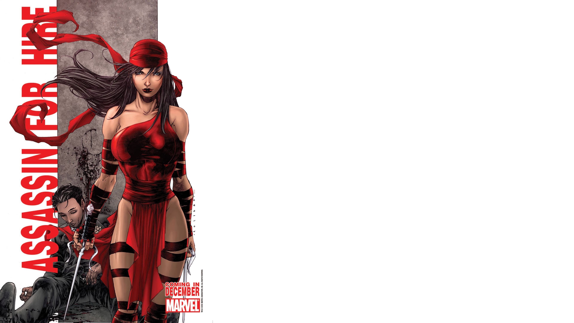 Baixe gratuitamente a imagem História Em Quadrinhos, Elektra (Marvel Comics), Assassin For Hire na área de trabalho do seu PC