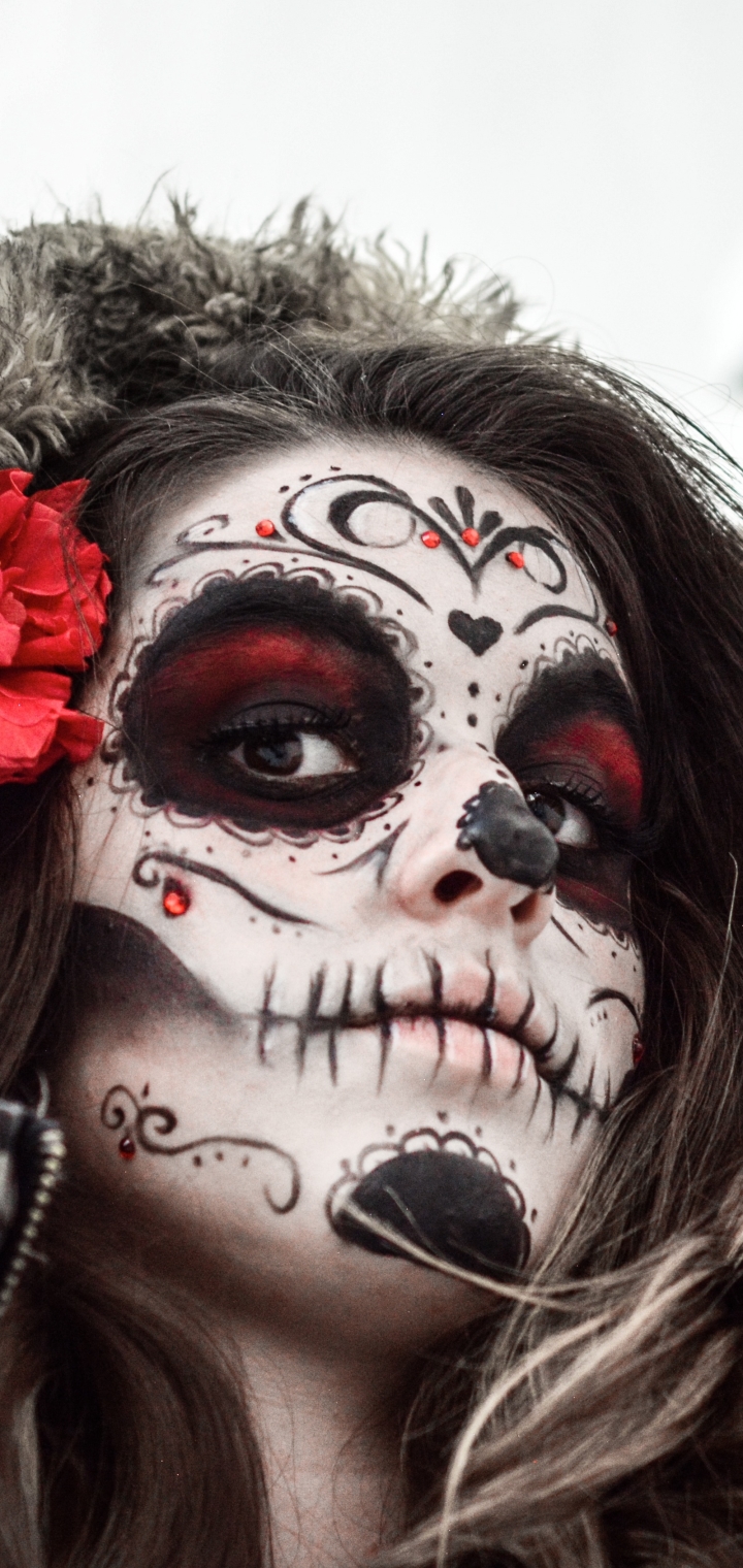 Download mobile wallpaper Artistic, Sugar Skull for free.