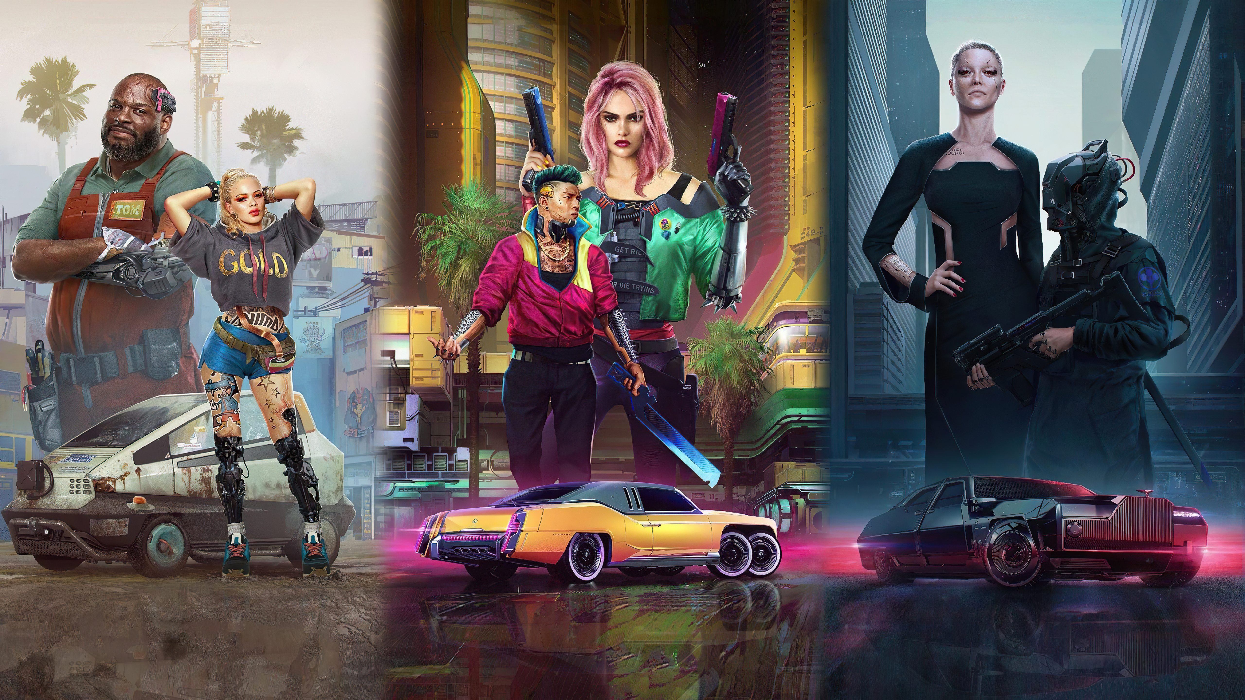 Laden Sie das Cyberpunk, Computerspiele, Cyberpunk 2077-Bild kostenlos auf Ihren PC-Desktop herunter