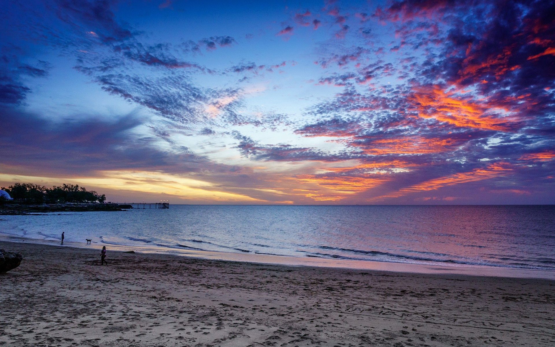 Laden Sie das Natur, Sky, Sand, Sunset, Sea-Bild kostenlos auf Ihren PC-Desktop herunter