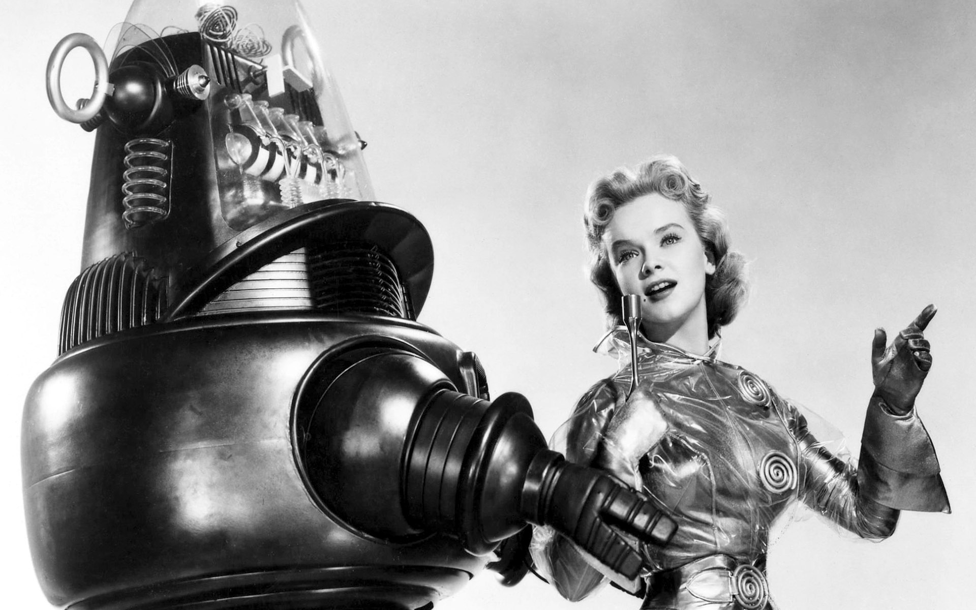 forbidden planet, movie, anne francis, robby the robot