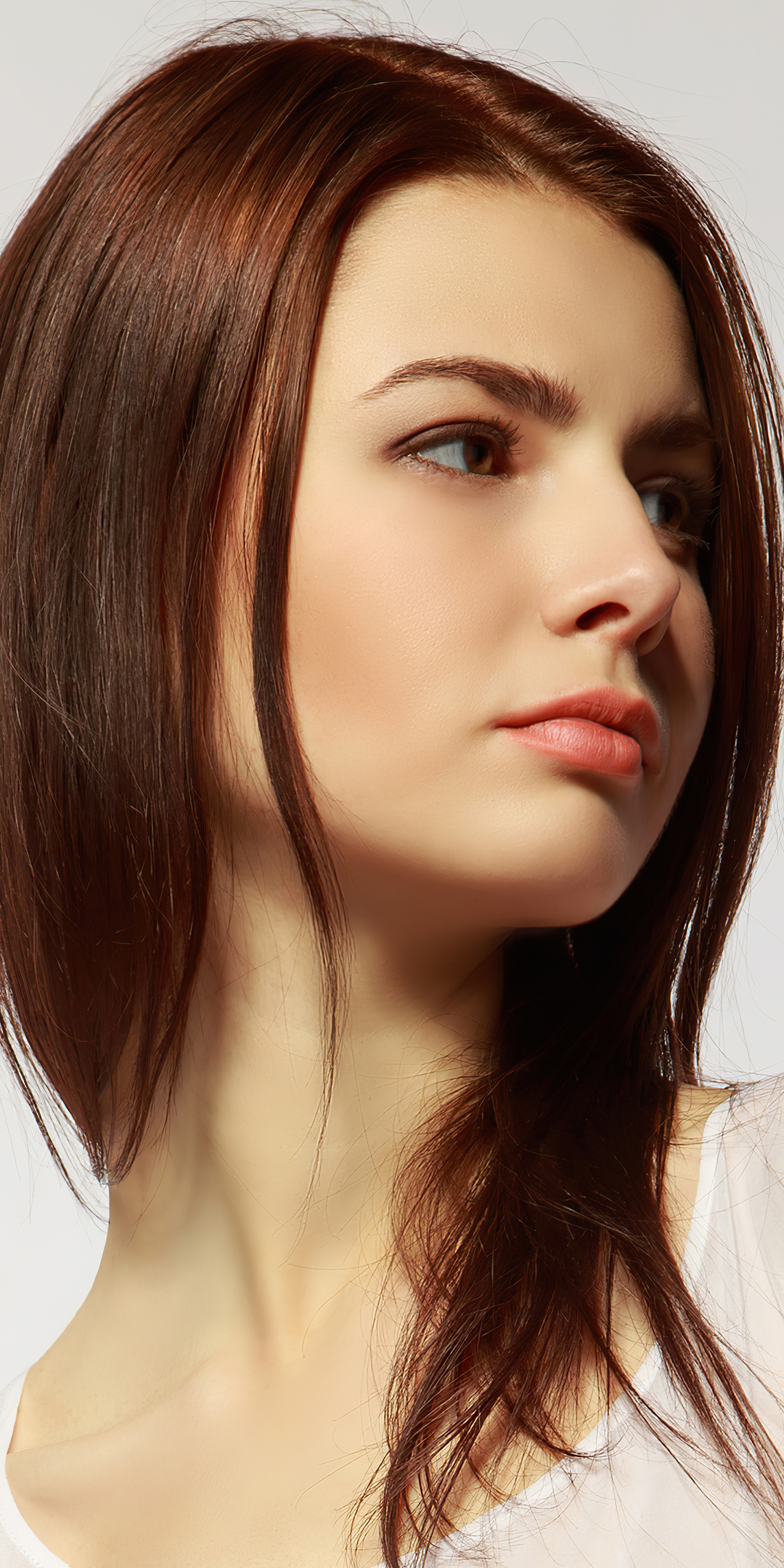 Download mobile wallpaper Redhead, Model, Women, Brown Eyes for free.