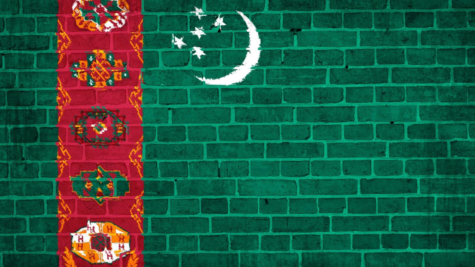 電話スクリーンに最適なトルクメニスタンの国旗の壁紙