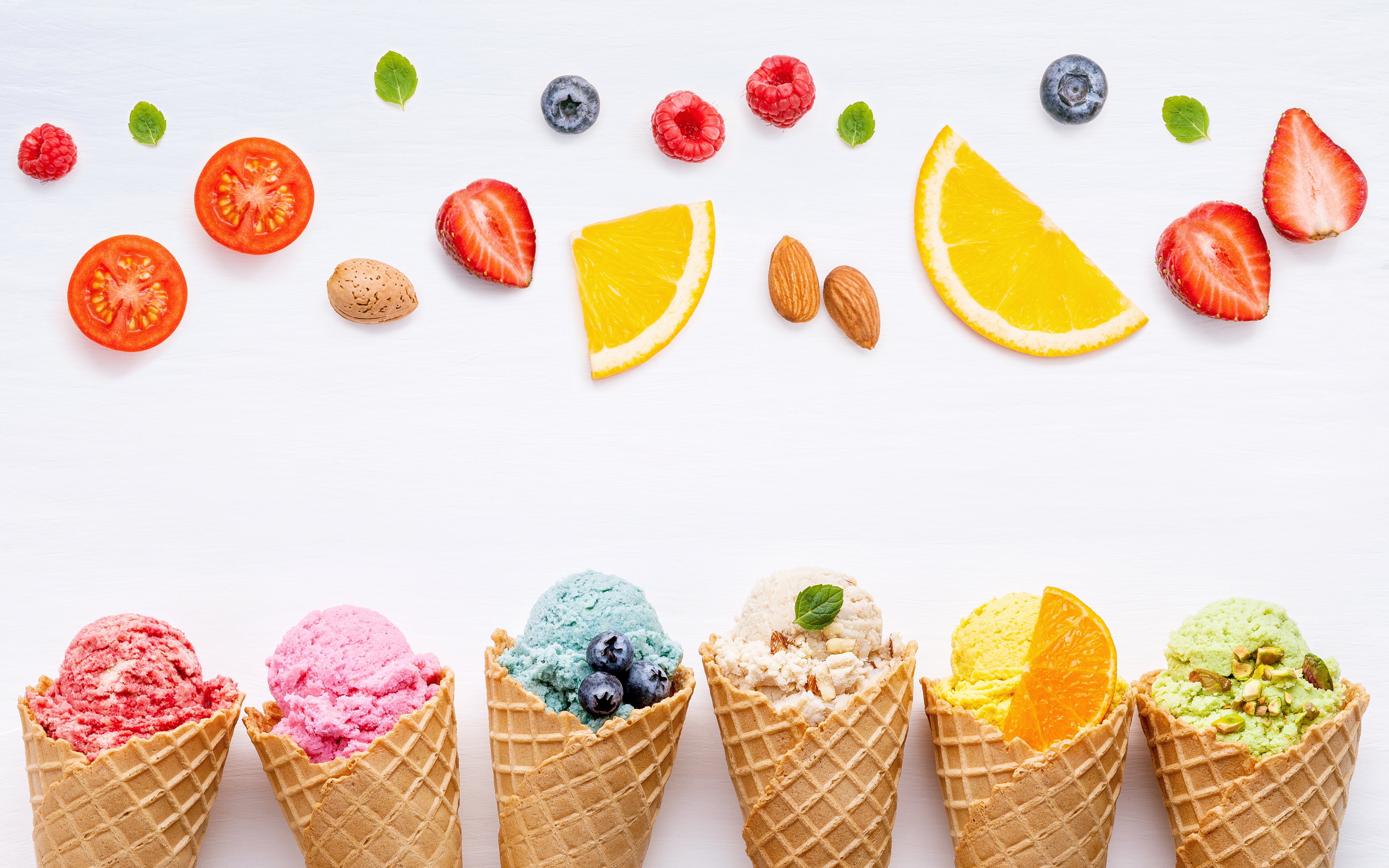 Download mobile wallpaper Food, Ice Cream, Still Life, Waffle Cone for free.