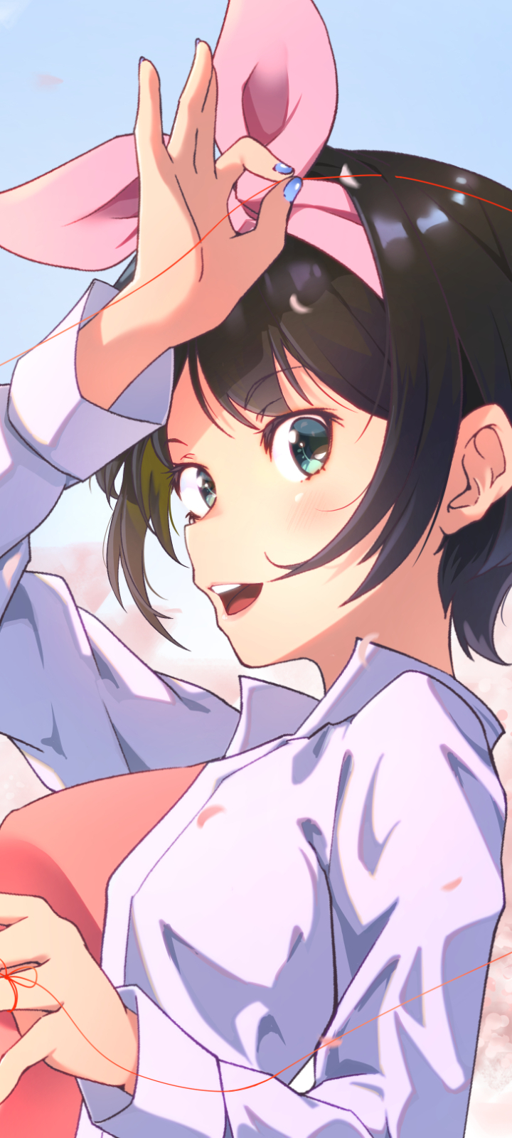 Download mobile wallpaper Anime, Black Hair, Short Hair, Kanojo Okarishimasu, Rent A Girlfriend, Ruka Sarashina for free.