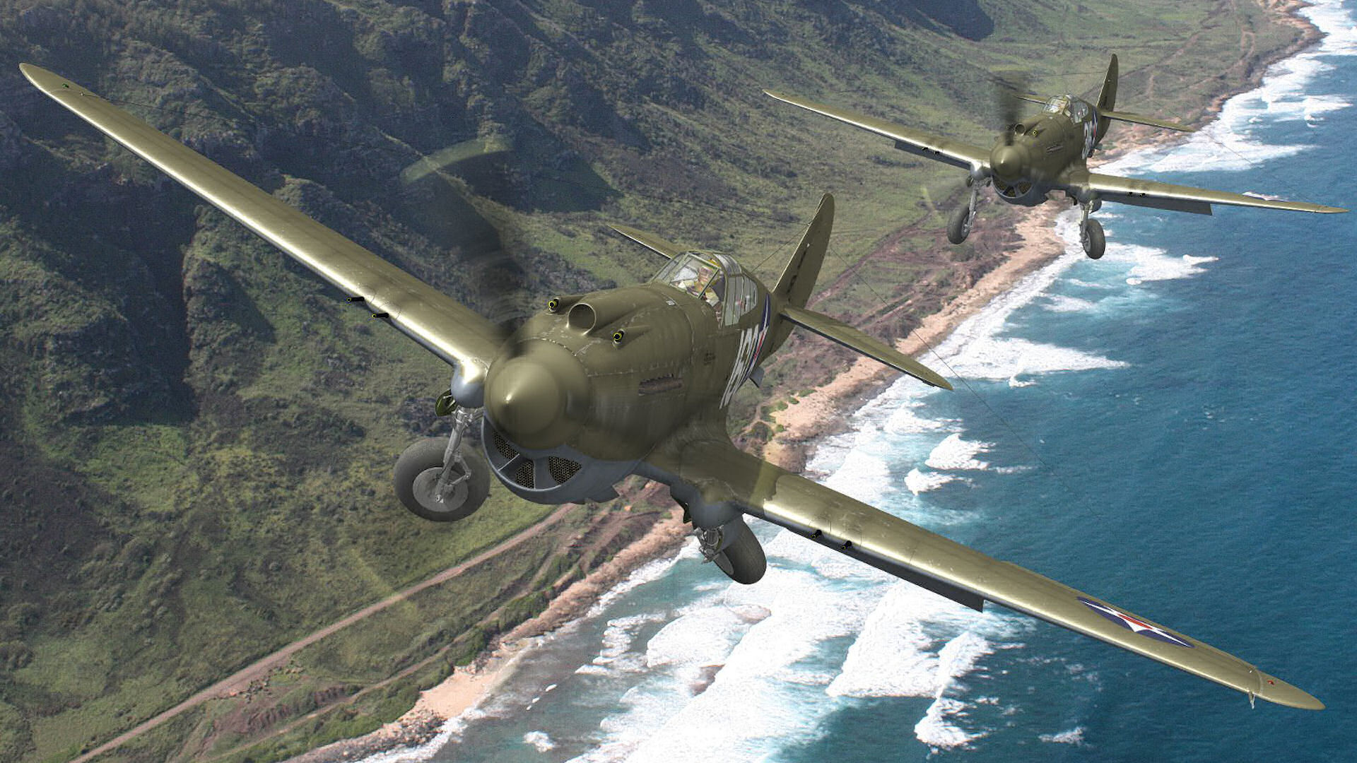 Laden Sie Curtiss P 40 Warhawk HD-Desktop-Hintergründe herunter