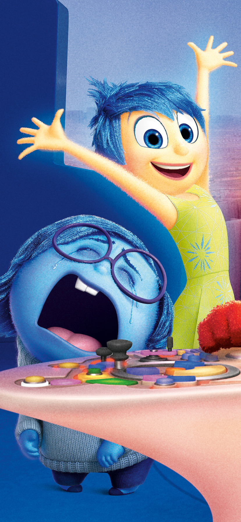 Download mobile wallpaper Movie, Sadness (Inside Out), Joy (Inside Out), Inside Out for free.