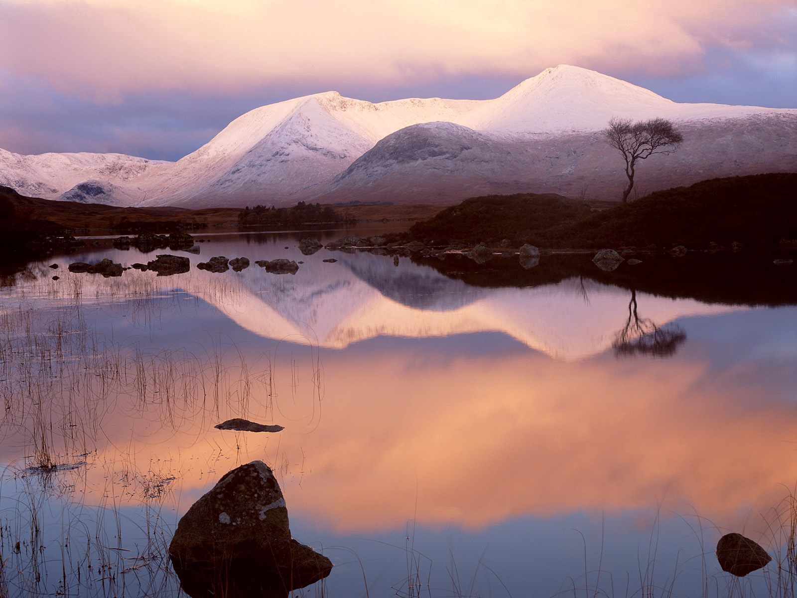 Download mobile wallpaper Reflection, Snow, Evening, Mountains, Lake, Nature, Mirror for free.