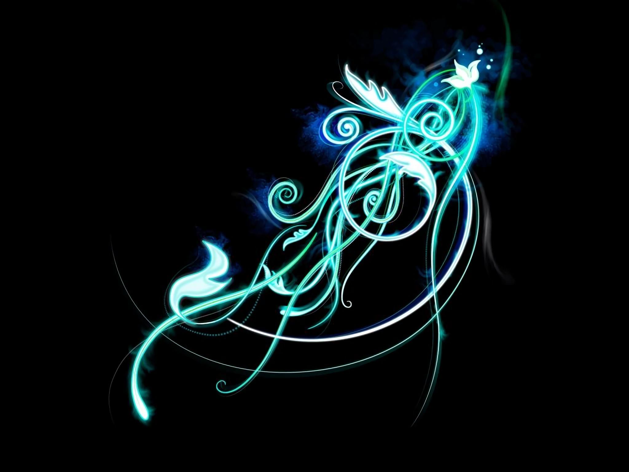 Download mobile wallpaper Neon, Butterfly, Artistic for free.