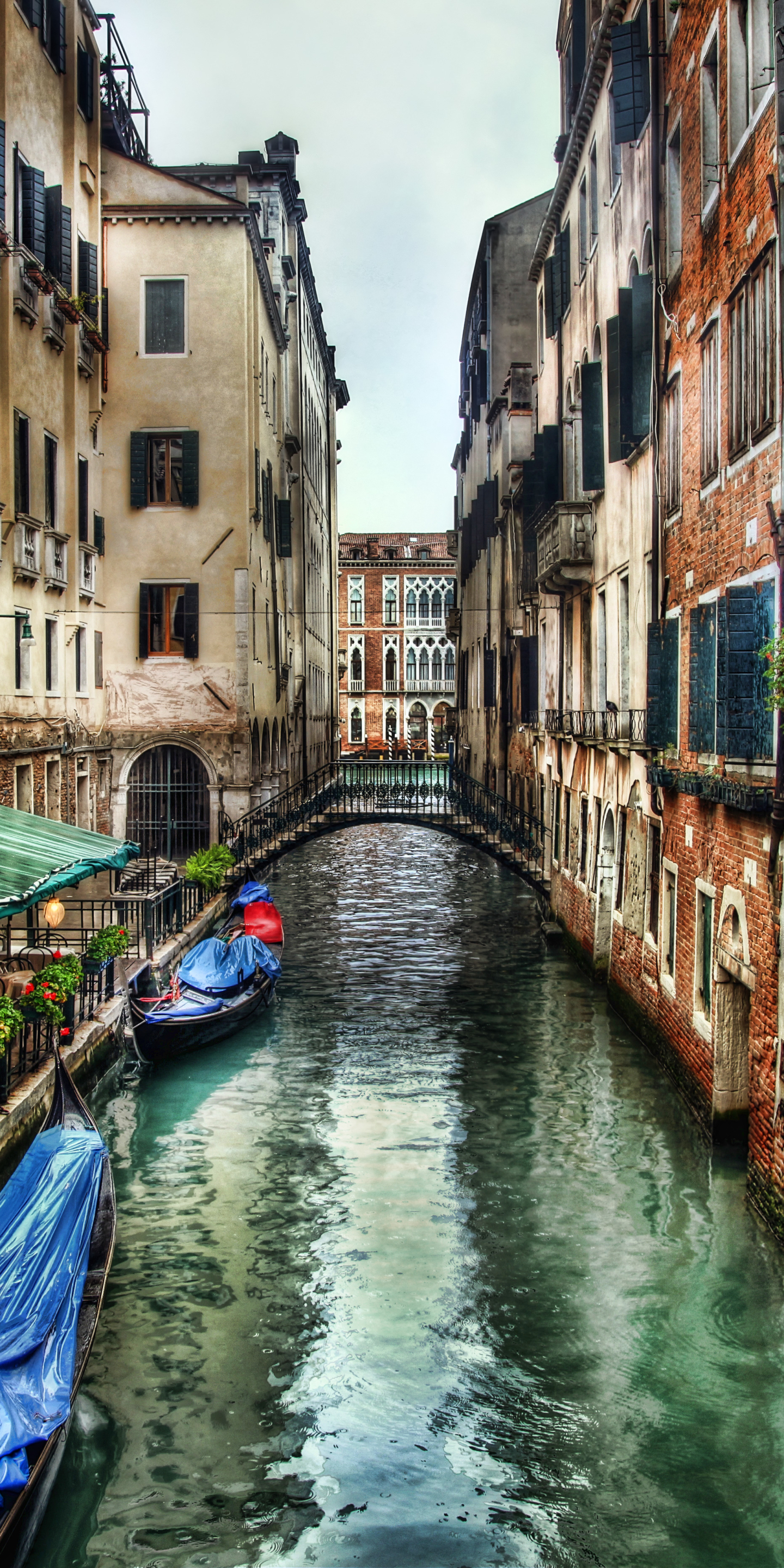 Скачати мобільні шпалери Міста, Італія, Венеція, Будівля, Hdr, Канал, Створено Людиною безкоштовно.