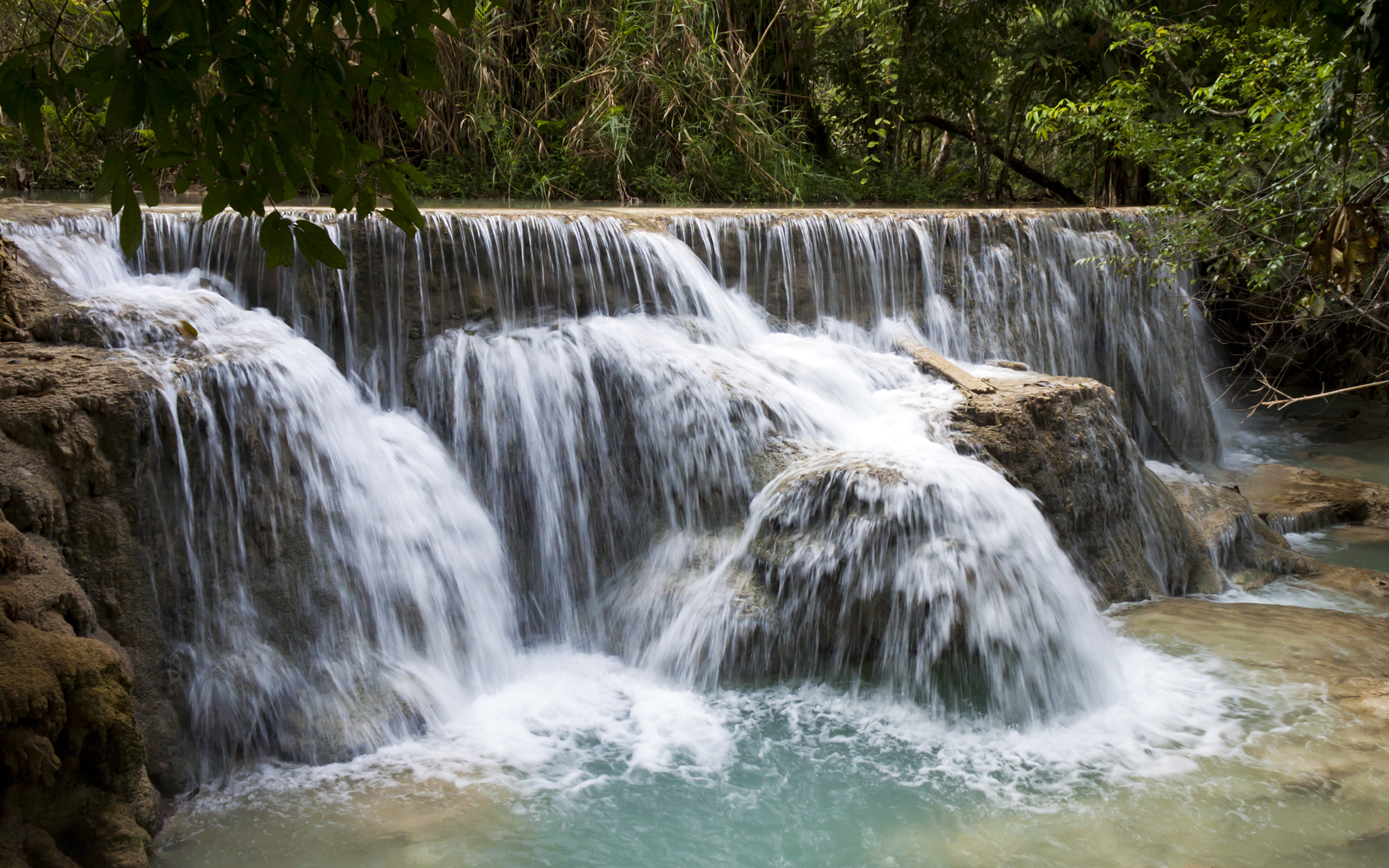 Handy-Wallpaper Wasser, Wasserfall, Wasserfälle, Wald, Erde/natur kostenlos herunterladen.
