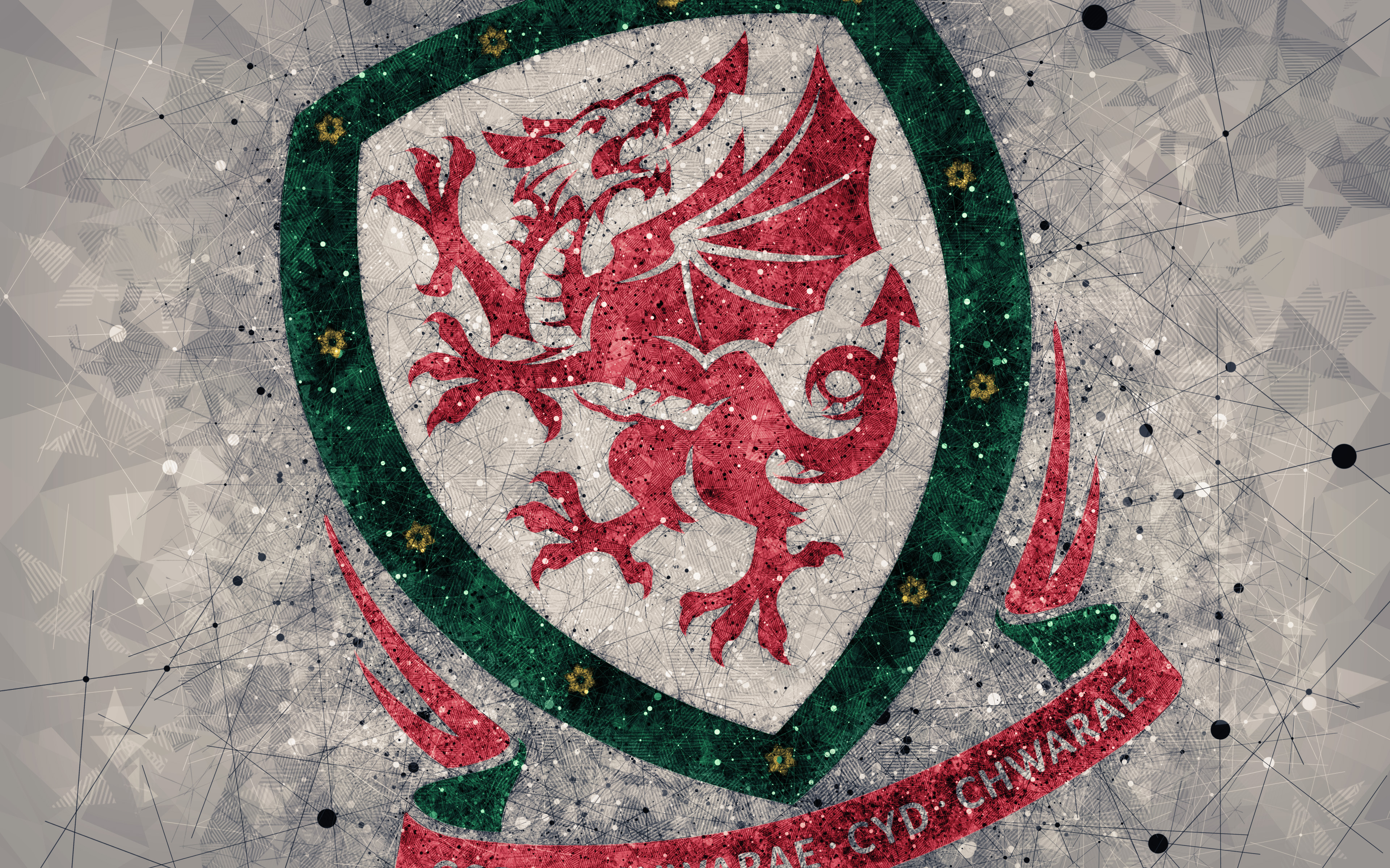Завантажити шпалери Національна Збірна Уельсу З Футболу на телефон безкоштовно