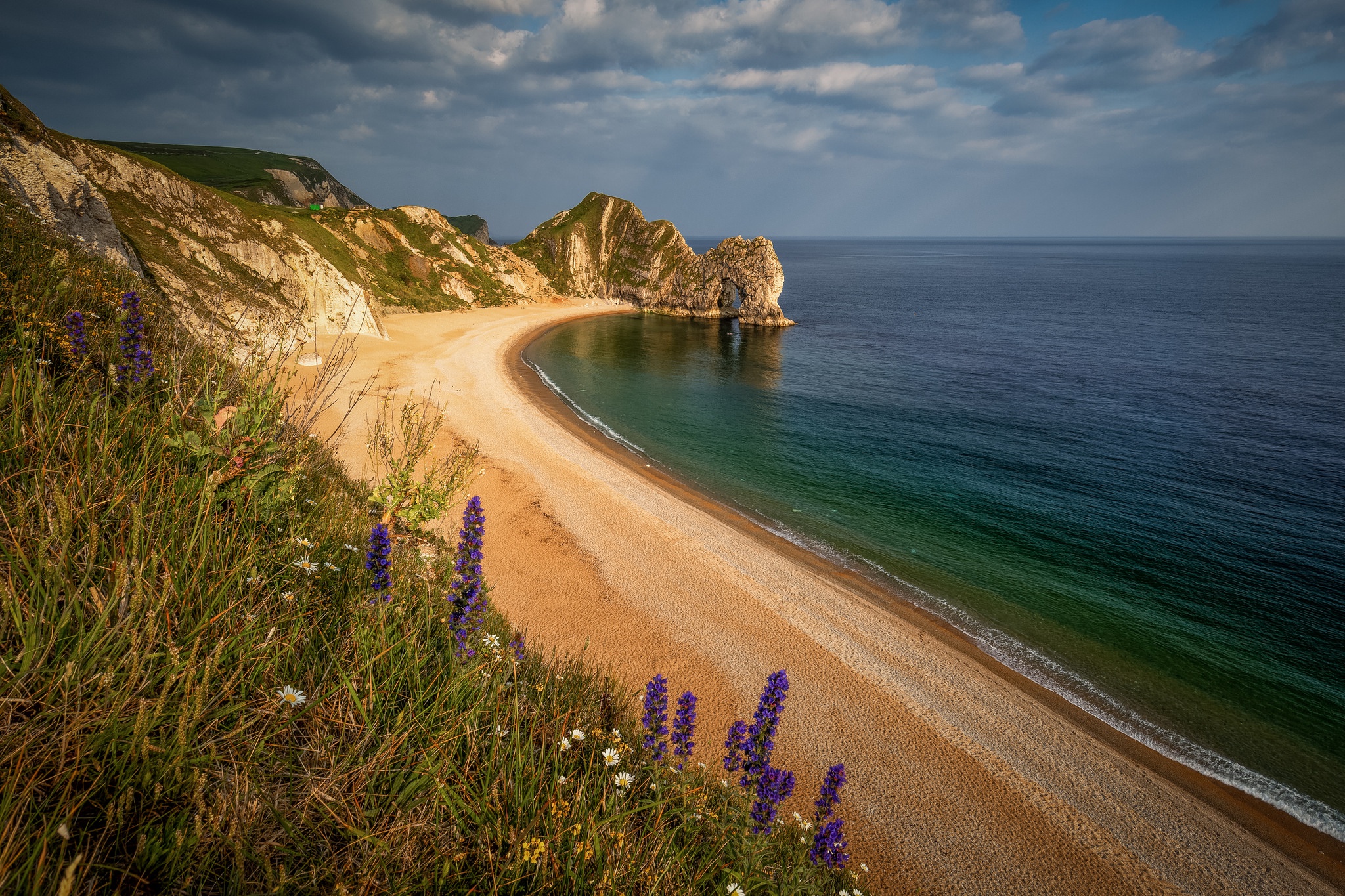 Download mobile wallpaper Nature, Beach, Horizon, Coast, Earth, Arch, Durdle Door for free.