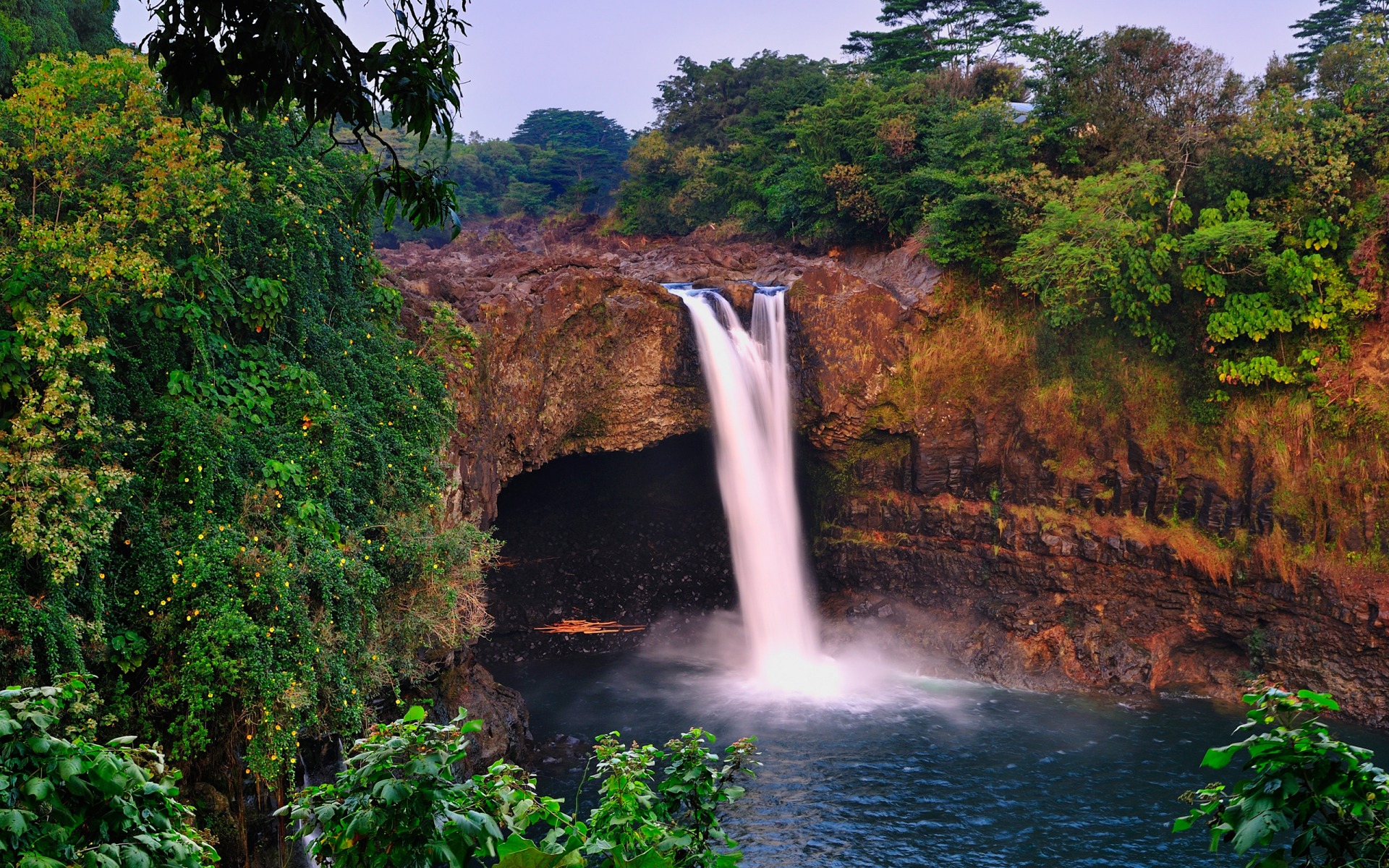 Laden Sie das Wasserfälle, Wasserfall, Baum, Blatt, Busch, Erde/natur-Bild kostenlos auf Ihren PC-Desktop herunter