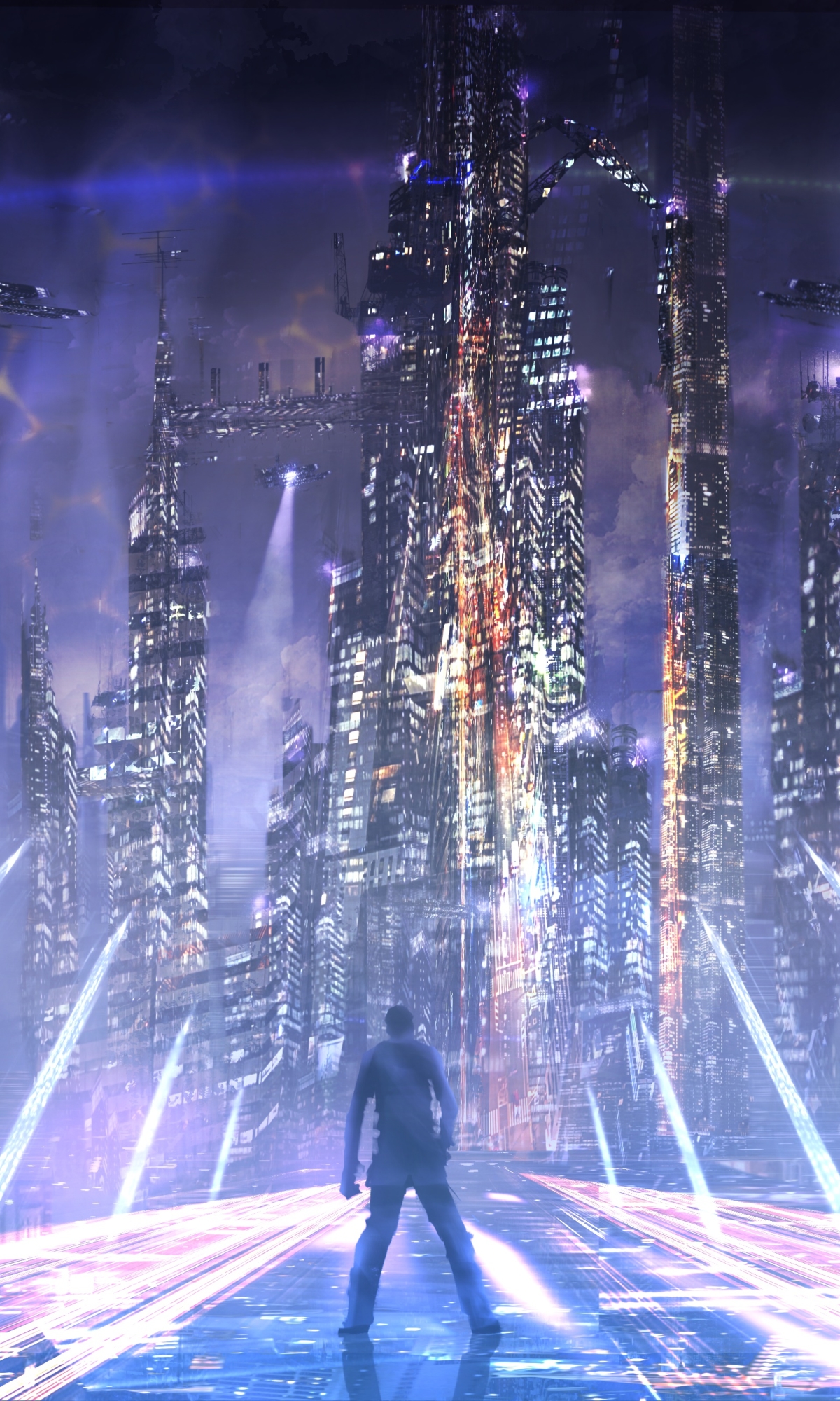 Download mobile wallpaper City, Sci Fi, Futuristic for free.