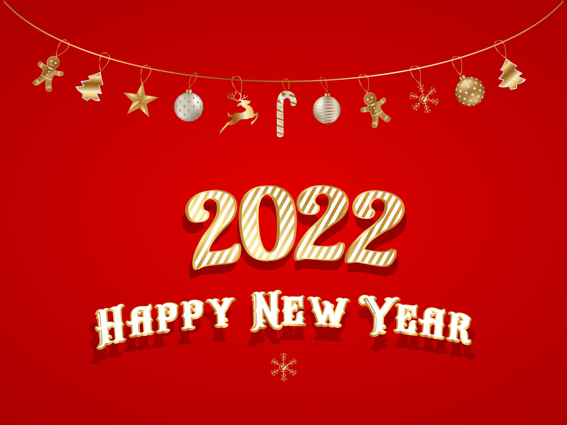 Скачать обои бесплатно Праздничные, Новый Год 2022 картинка на рабочий стол ПК