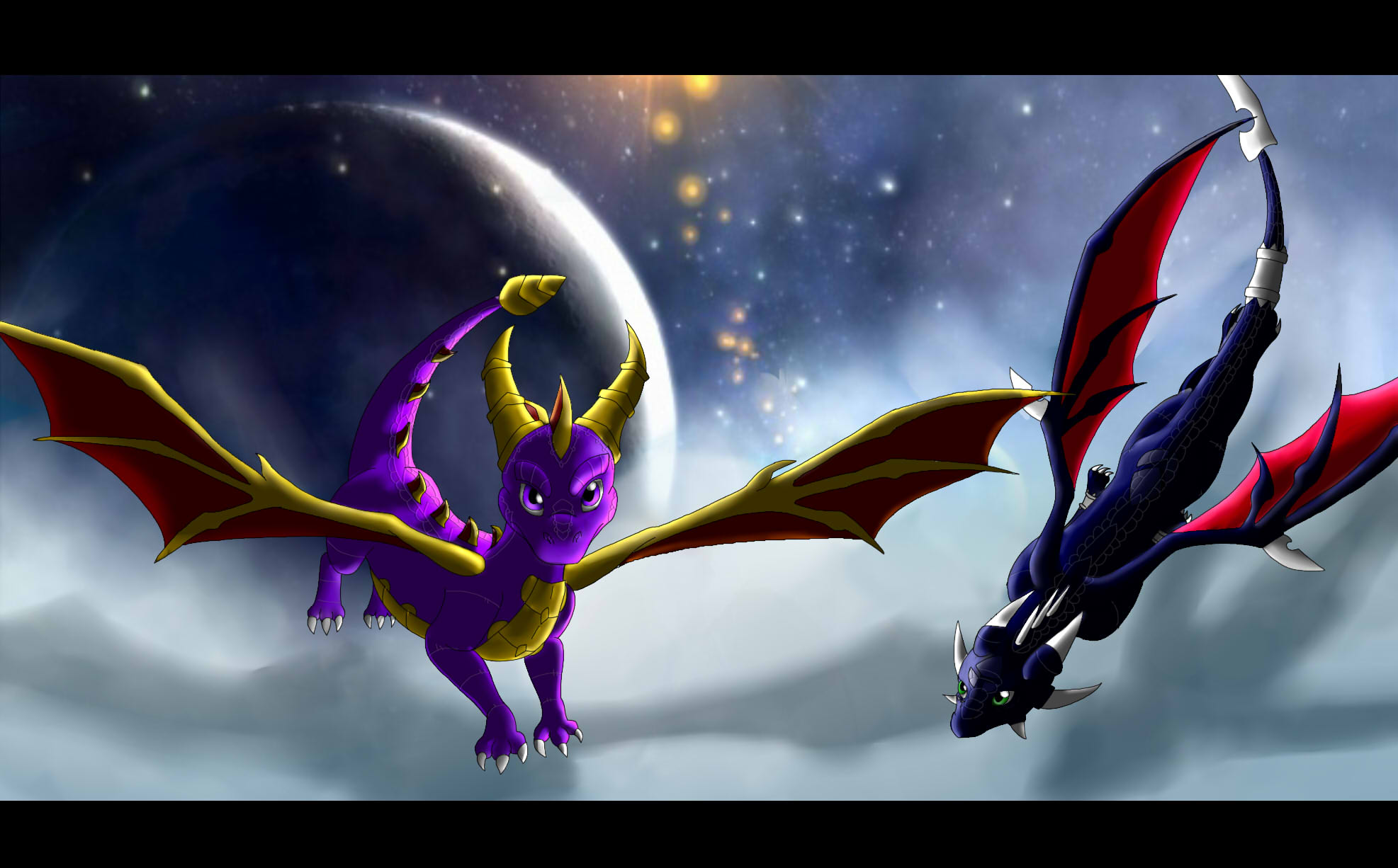 717592 télécharger le fond d'écran jeux vidéo, the legend of spyro: dawn of the dragon, cyndre (spyro), dragon, spyro (personnage), ailes - économiseurs d'écran et images gratuitement