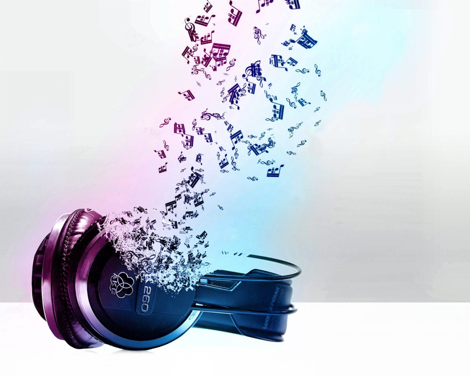 Download mobile wallpaper Music, Headphones, Pastel for free.