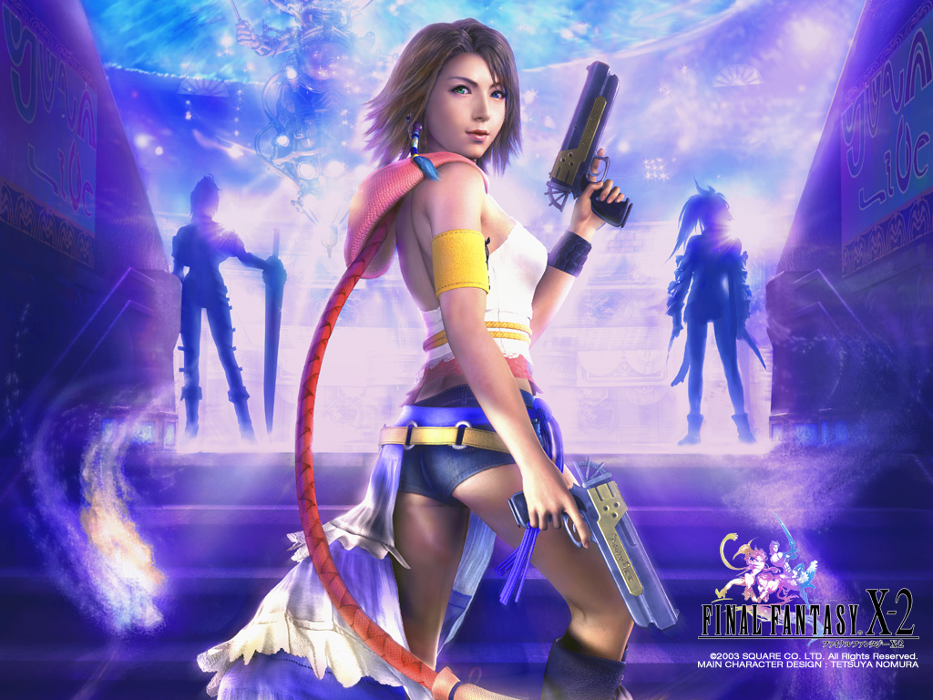 Laden Sie Final Fantasy X 2 HD-Desktop-Hintergründe herunter