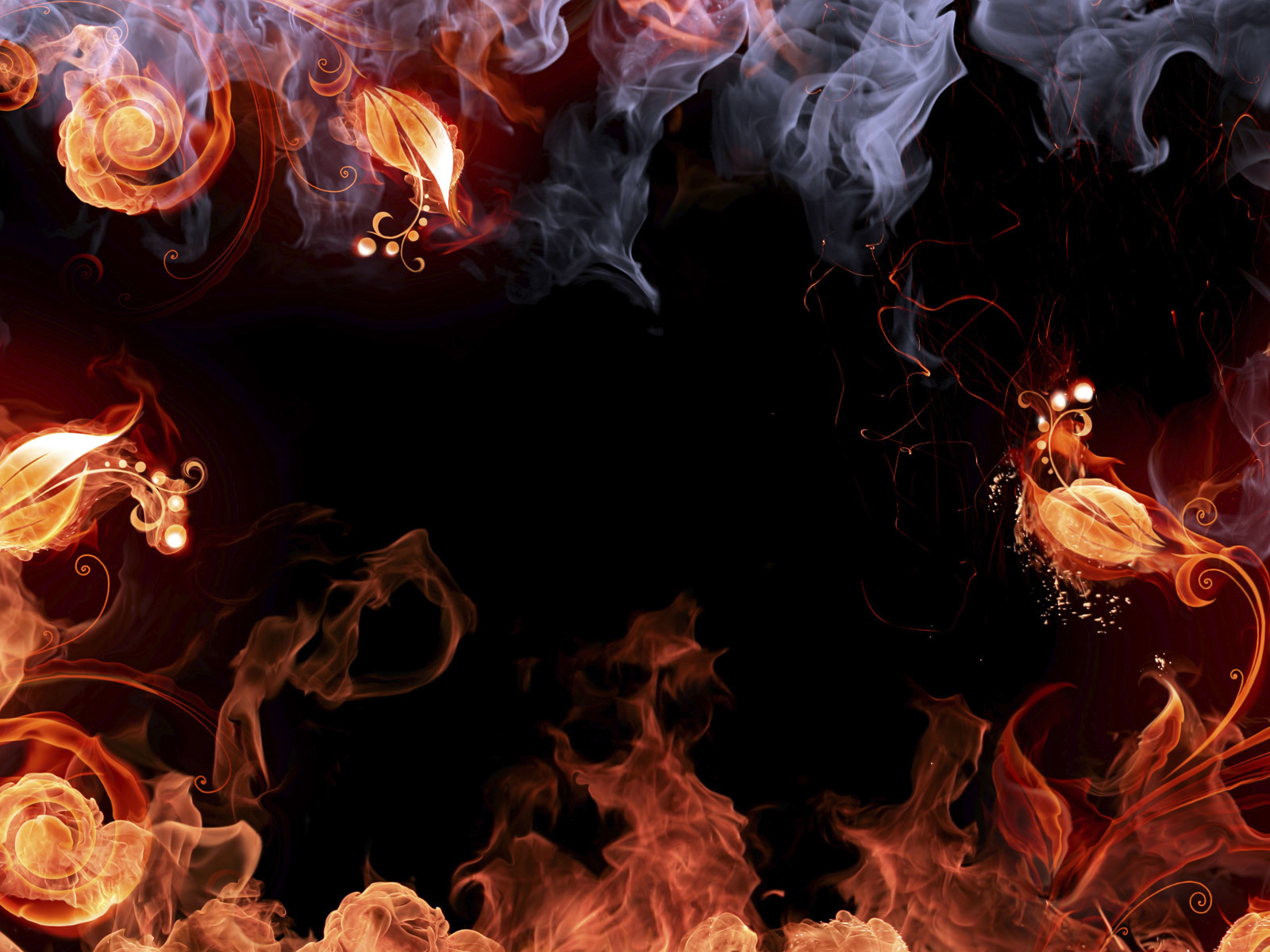 Free download wallpaper Fire, Background, Art on your PC desktop