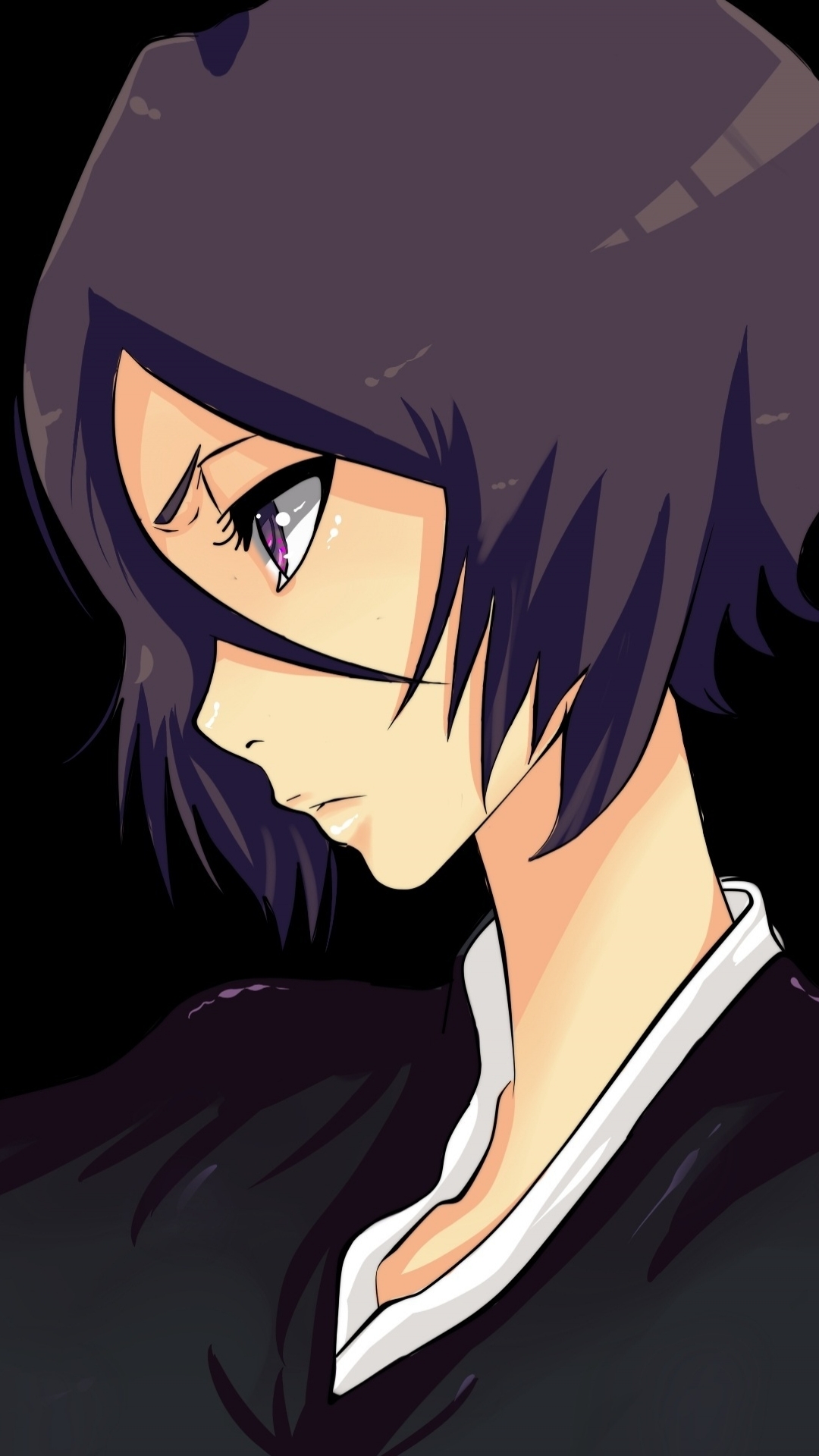 Handy-Wallpaper Bleach, Rukia Kuchiki, Animes kostenlos herunterladen.