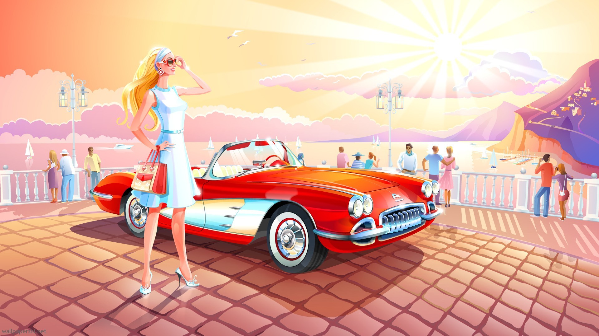Free download wallpaper Chevrolet Corvette, Chevrolet, Vehicles on your PC desktop