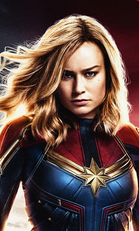 Handy-Wallpaper Blond, Blondinen, Filme, Rächer, Superheld, Carol Danvers, Captain Marvel, Brie Larson kostenlos herunterladen.