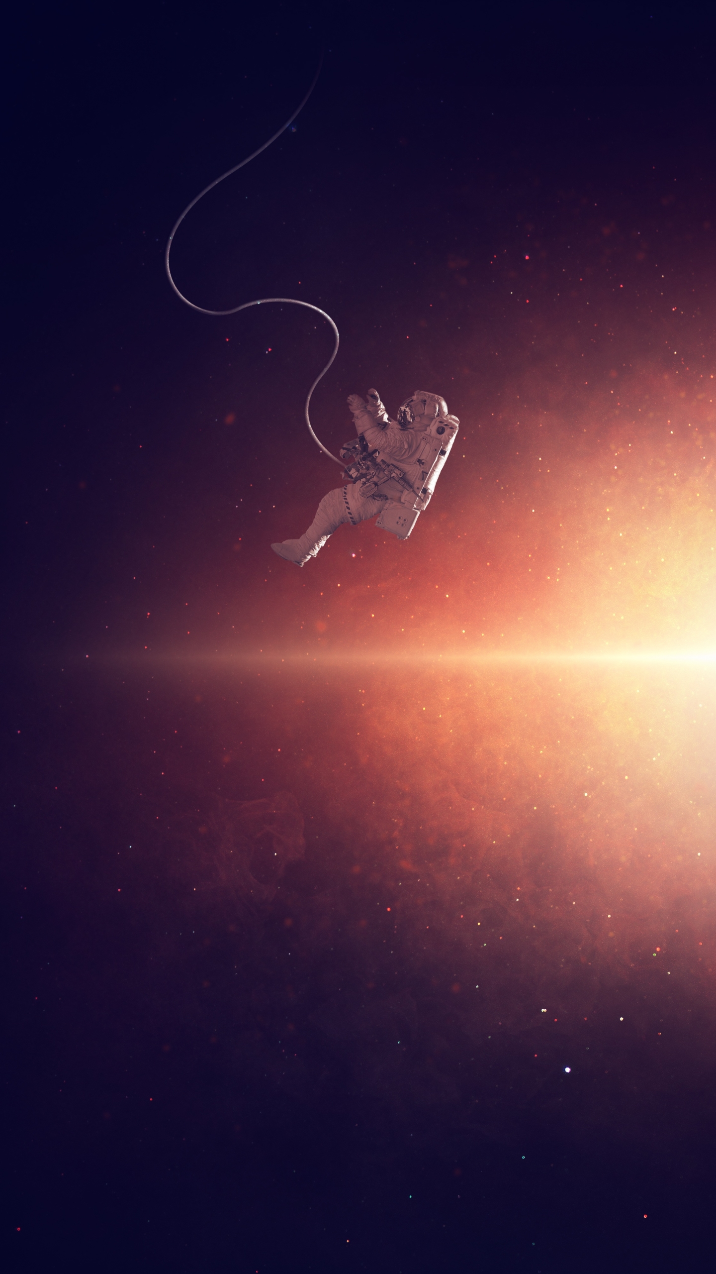 Download mobile wallpaper Space, Planet, Sci Fi, Astronaut for free.