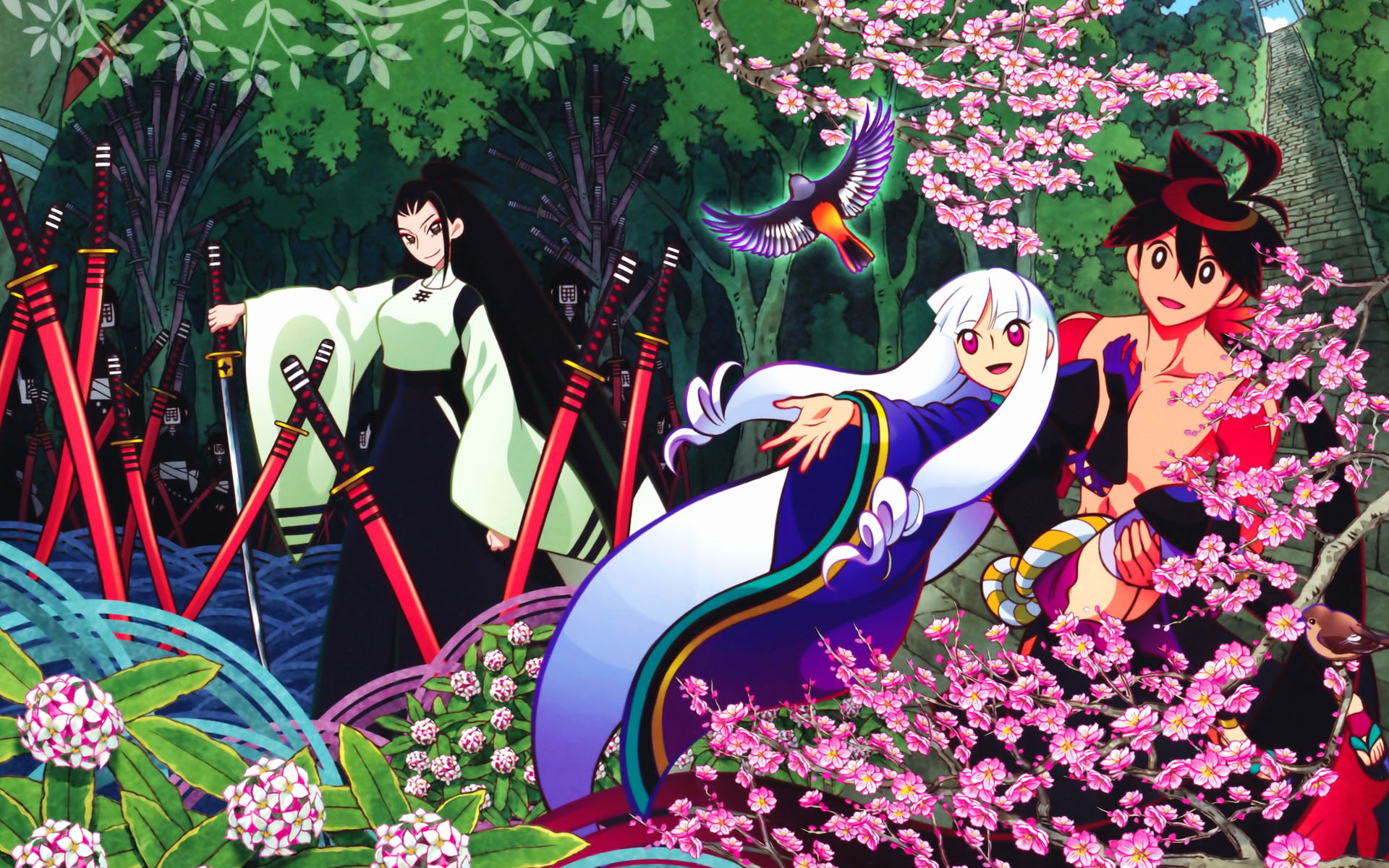 176683 Hintergrundbild herunterladen animes, katanagatari - Bildschirmschoner und Bilder kostenlos