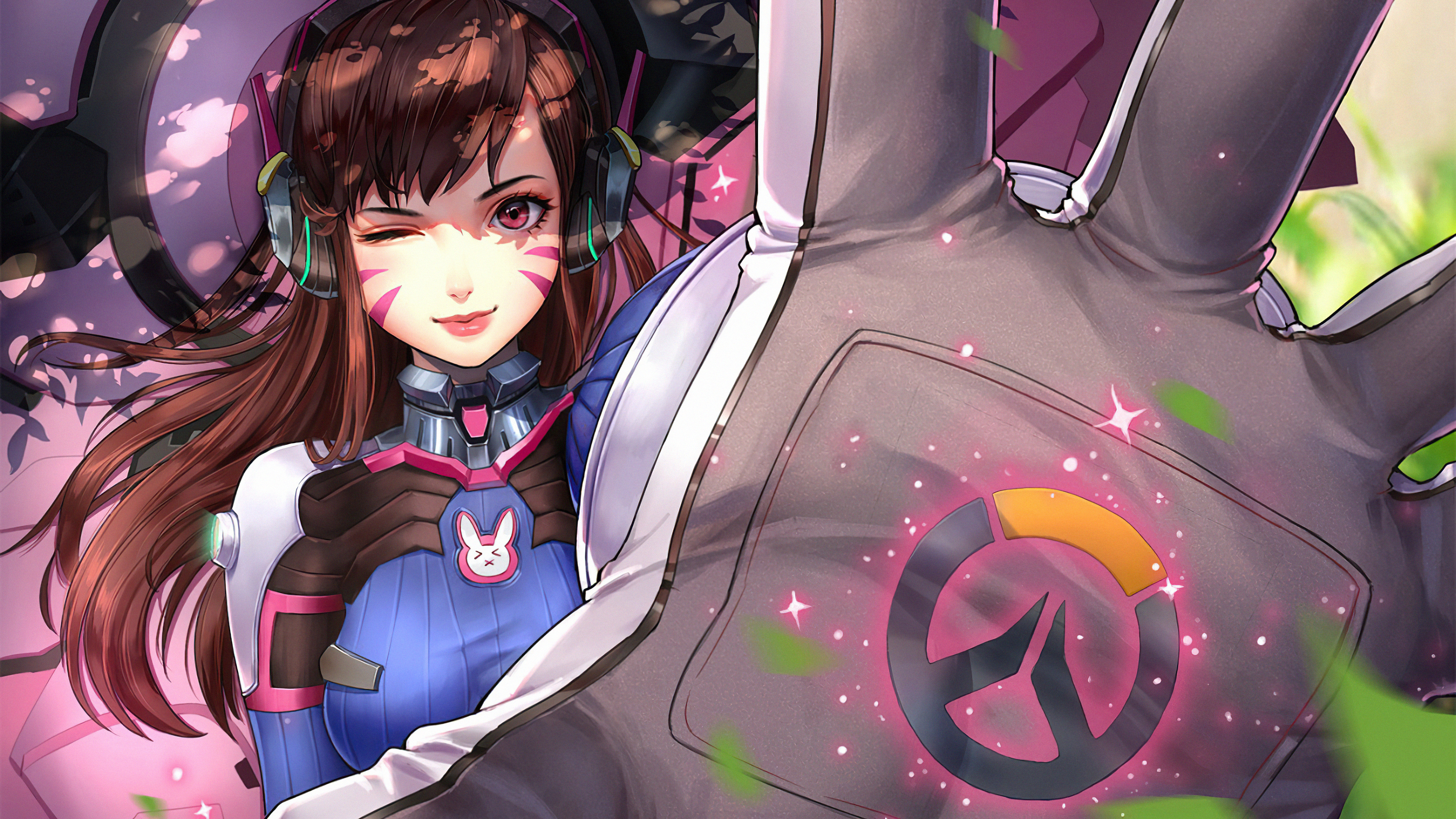 Скачать картинку Overwatch, Видеоигры, D Va (Наблюдение) в телефон бесплатно.