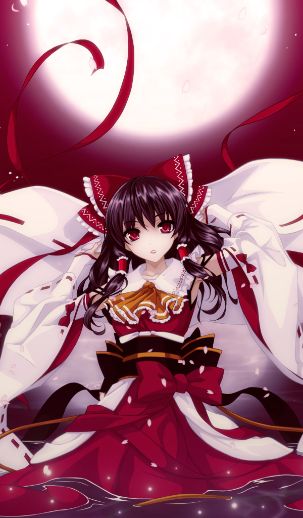 Handy-Wallpaper Animes, Tuhu, Reimu Hakurei kostenlos herunterladen.