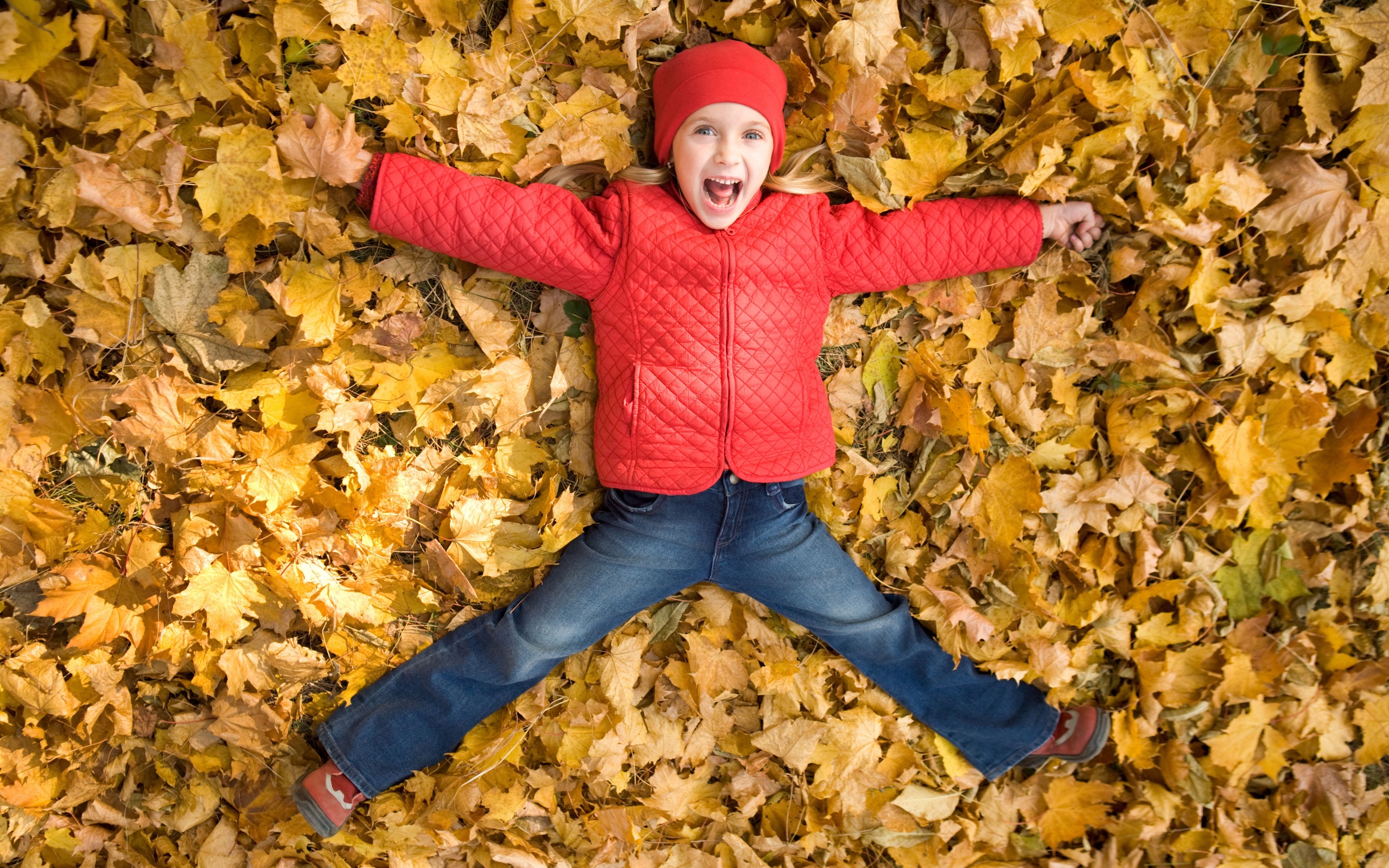 Free download wallpaper Leaf, Fall, Child, Cute, Photography on your PC desktop