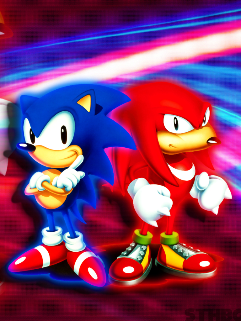 sonic & knuckles, video game, sonic the hedgehog, knuckles the echidna, sonic