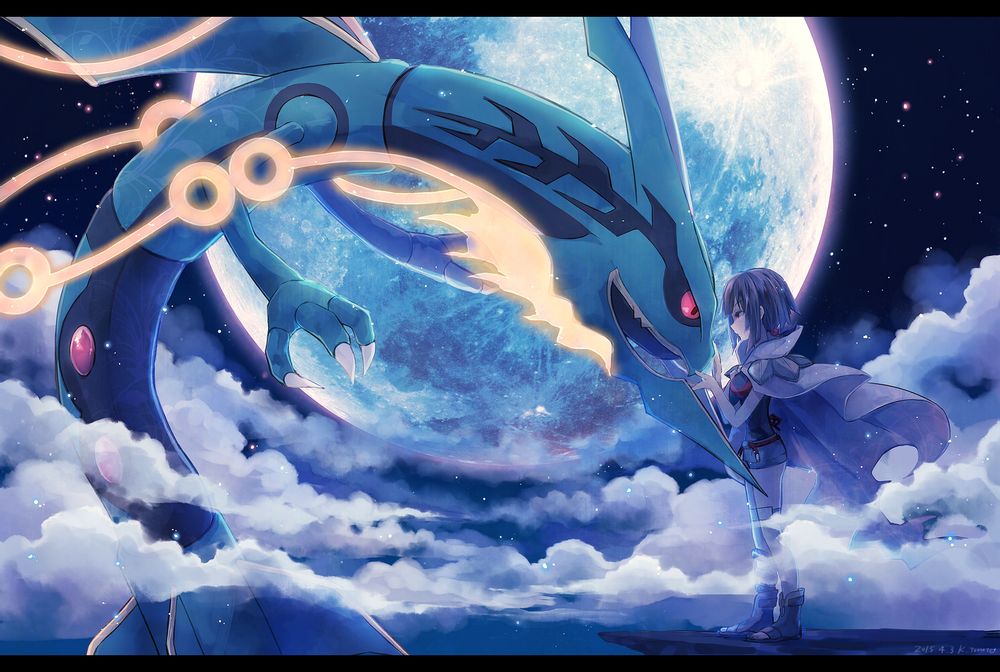 Fondos de pantalla de Rayquaza (Pokémon) para celular, gratis del ...