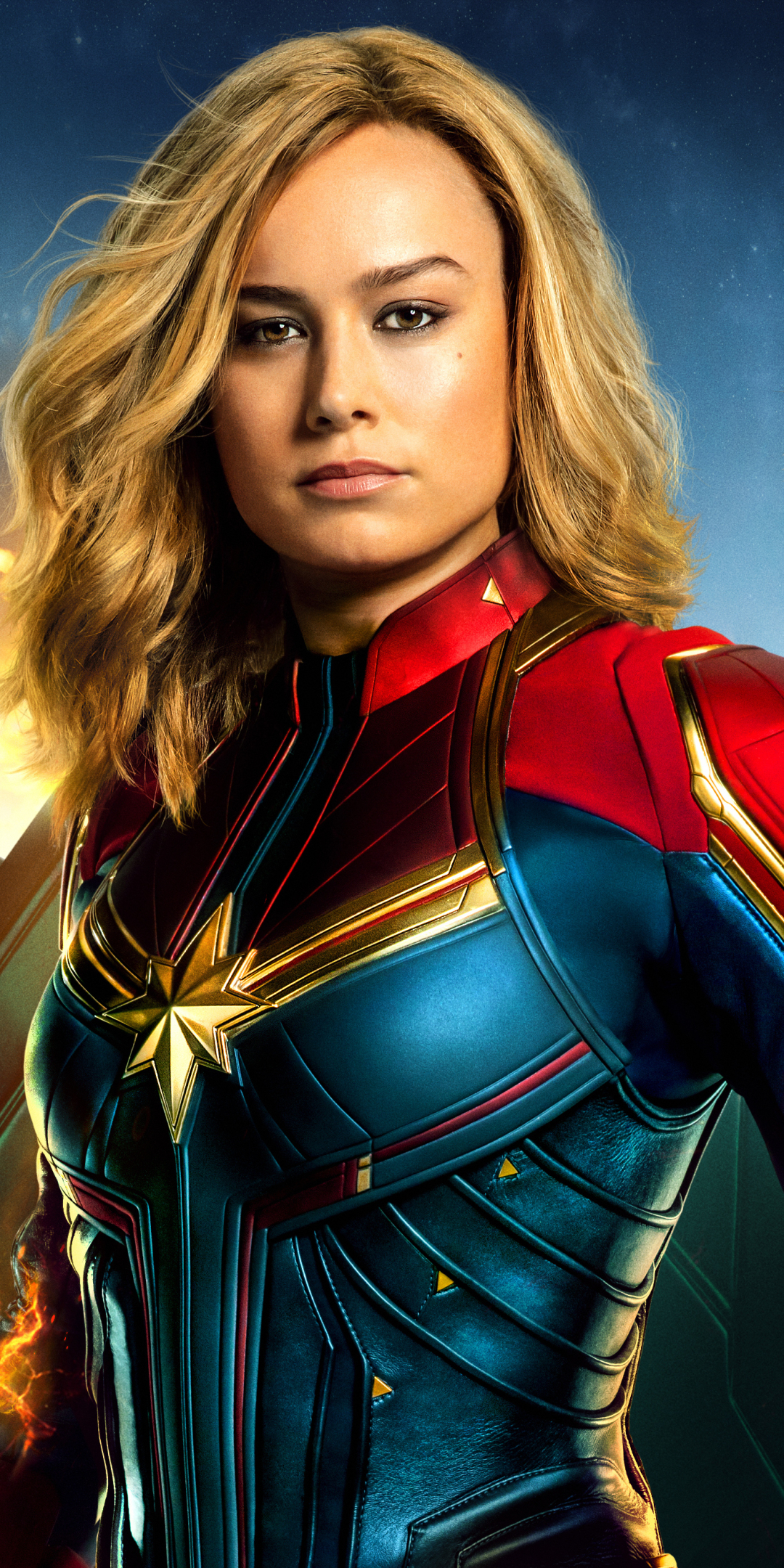 Handy-Wallpaper Filme, Captain Marvel, Brie Larson kostenlos herunterladen.