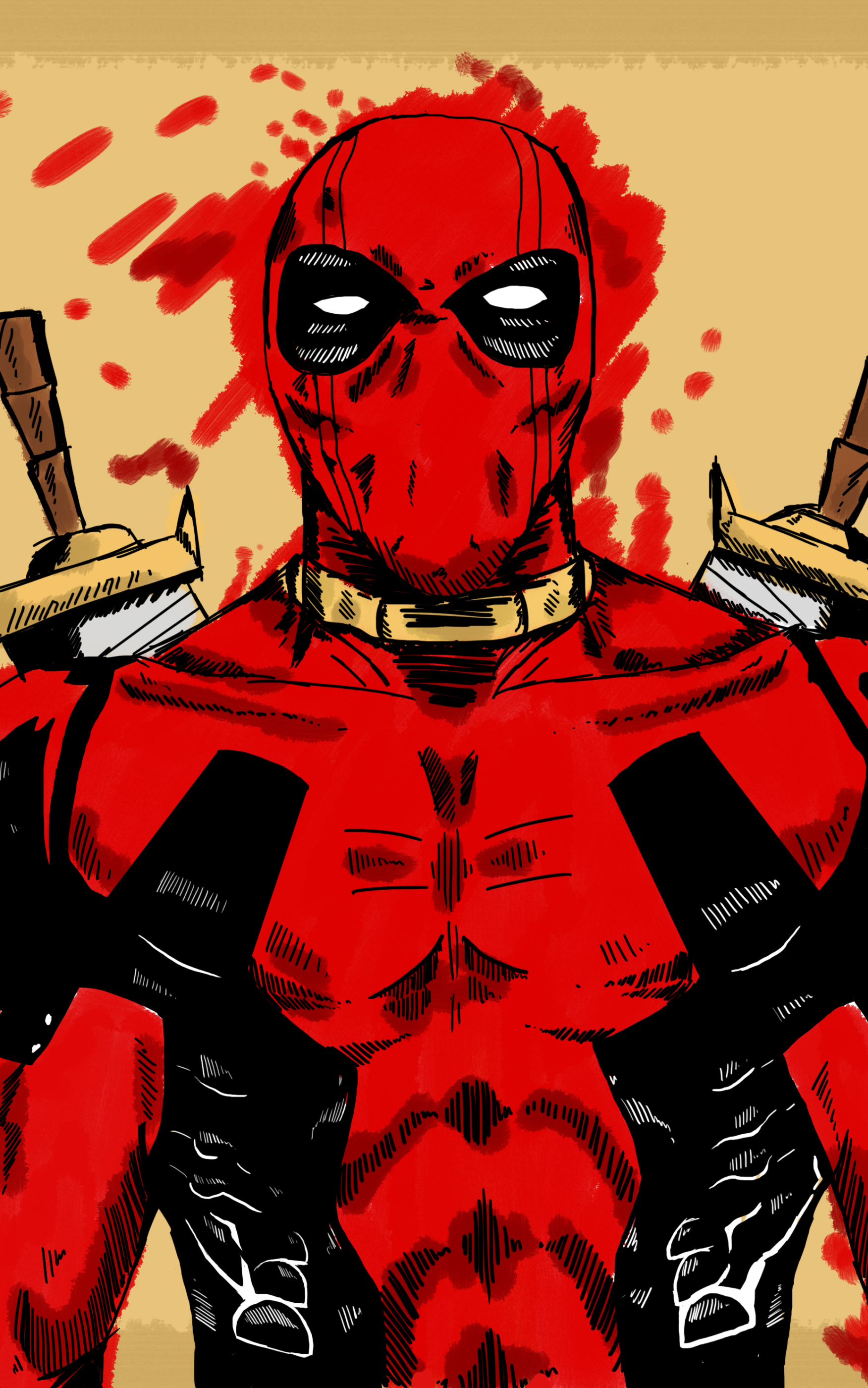 Baixar papel de parede para celular de Deadpool, História Em Quadrinhos, Mercenário Com Boca gratuito.