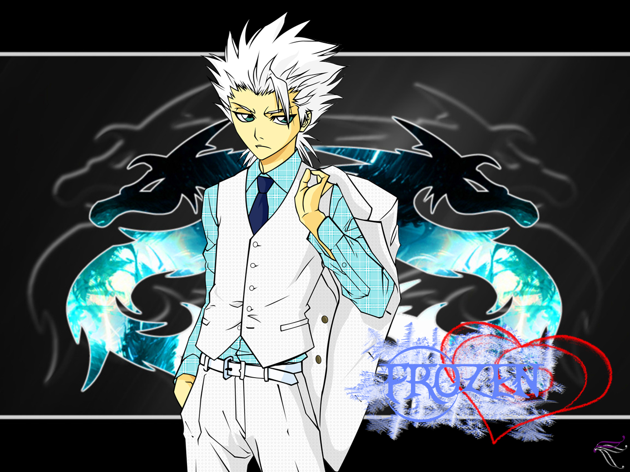 Handy-Wallpaper Bleach, Animes, Tōshirō Hitsugaya kostenlos herunterladen.