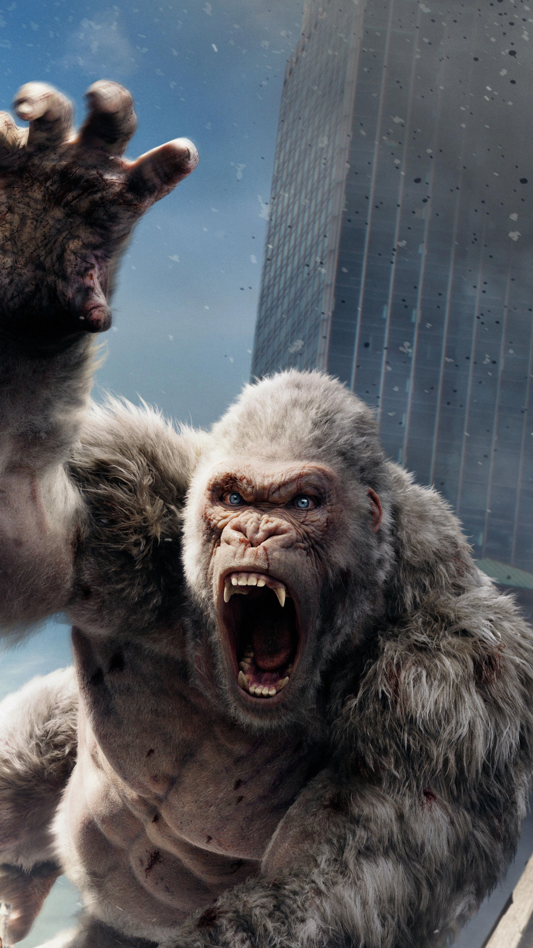 rampage (movie), movie, rampage (2018), gorilla
