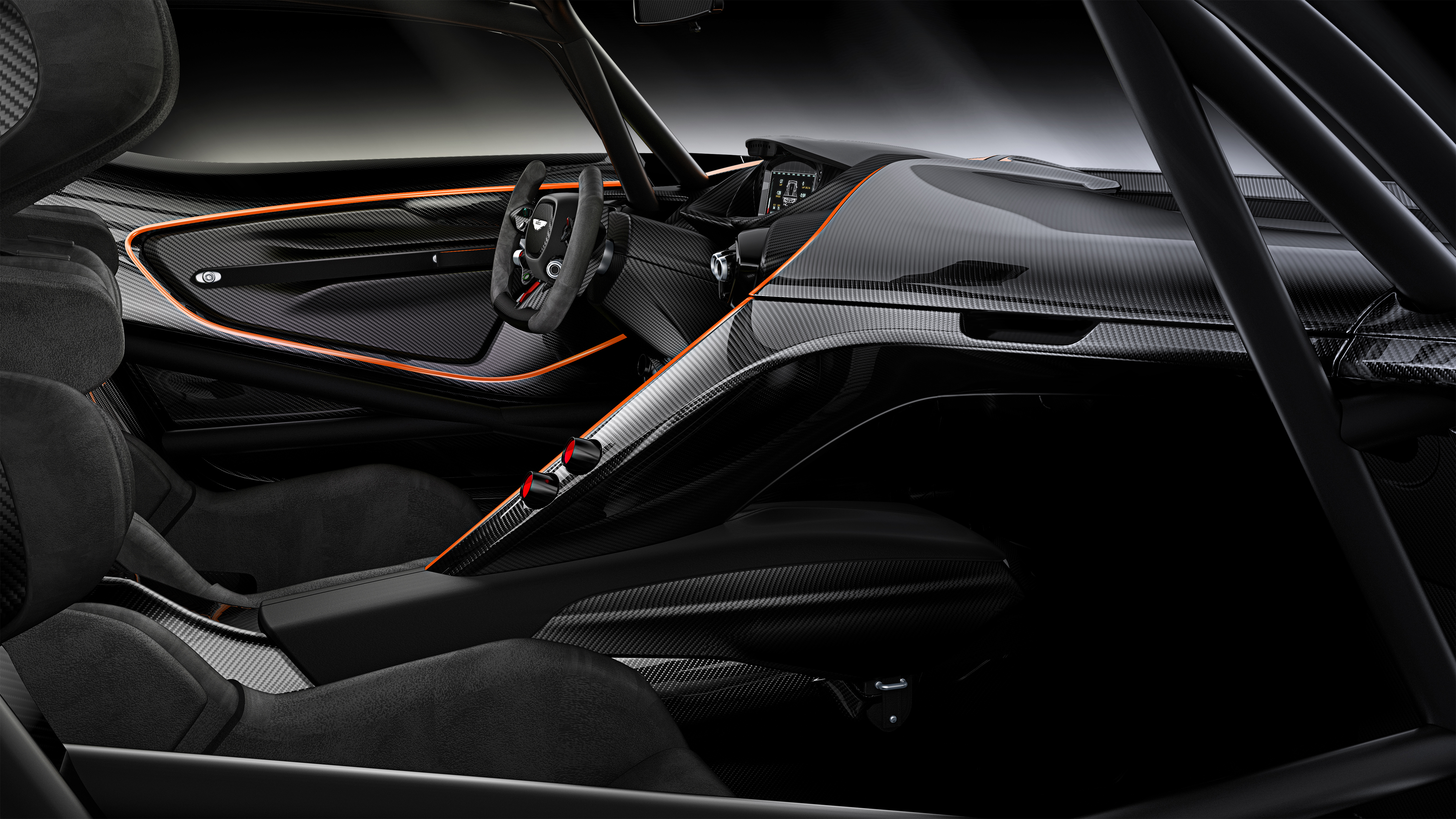 Descarga gratuita de fondo de pantalla para móvil de Interior, Aston Martin, Coche De Carreras, Vehículos, Hipercoche, Aston Martin Vulcano.